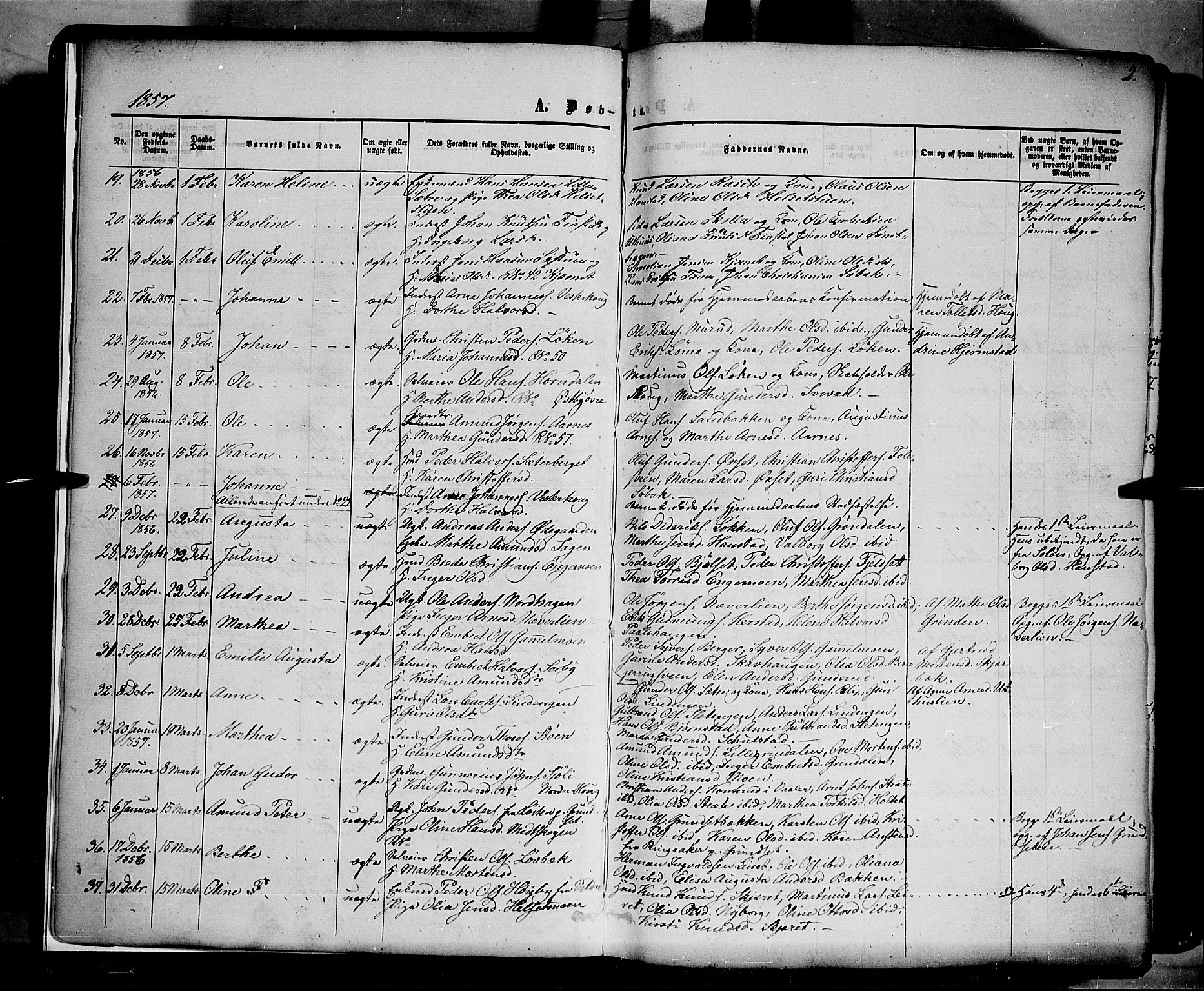 Elverum prestekontor, AV/SAH-PREST-044/H/Ha/Haa/L0010: Parish register (official) no. 10, 1857-1868, p. 2
