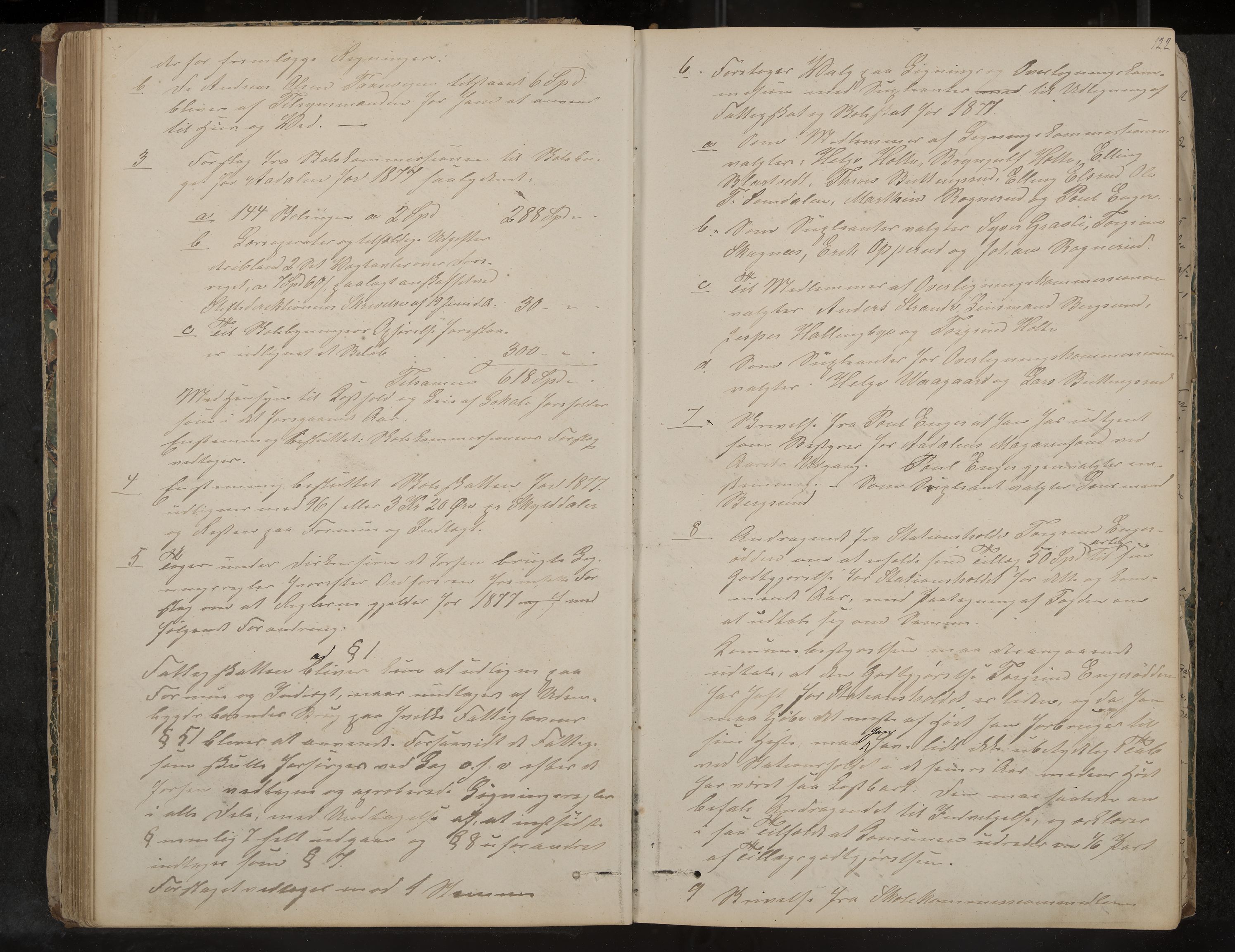 Ådal formannskap og sentraladministrasjon, IKAK/0614021/A/Aa/L0001: Møtebok, 1858-1891, p. 122