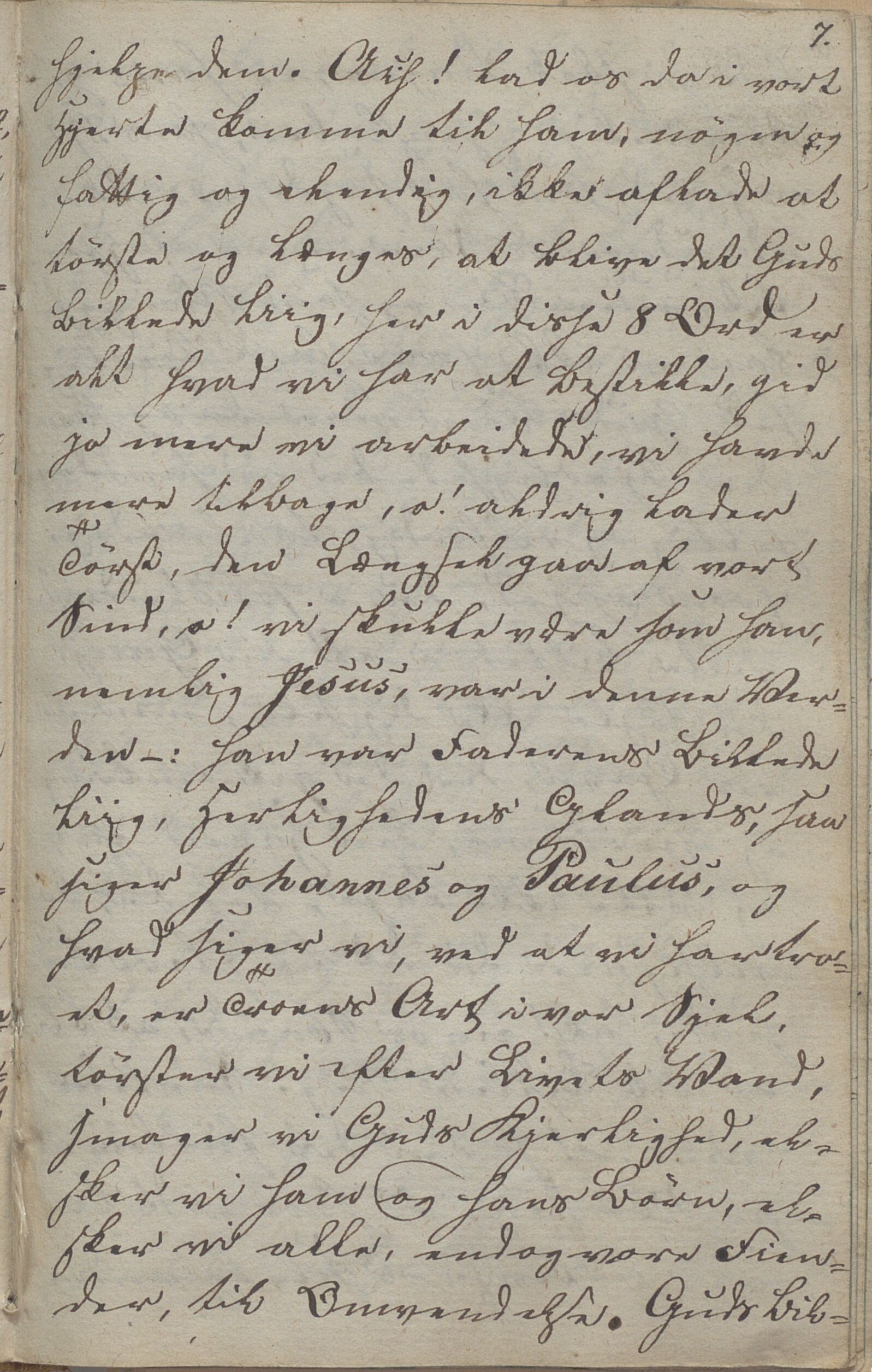 Heggtveitsamlingen, TMF/A-1007/H/L0045/0003: Brev, kopibøker, biografiske opptegnelser etc. / "Peter Andersen" - Kopibok., 1816-1829, p. 7