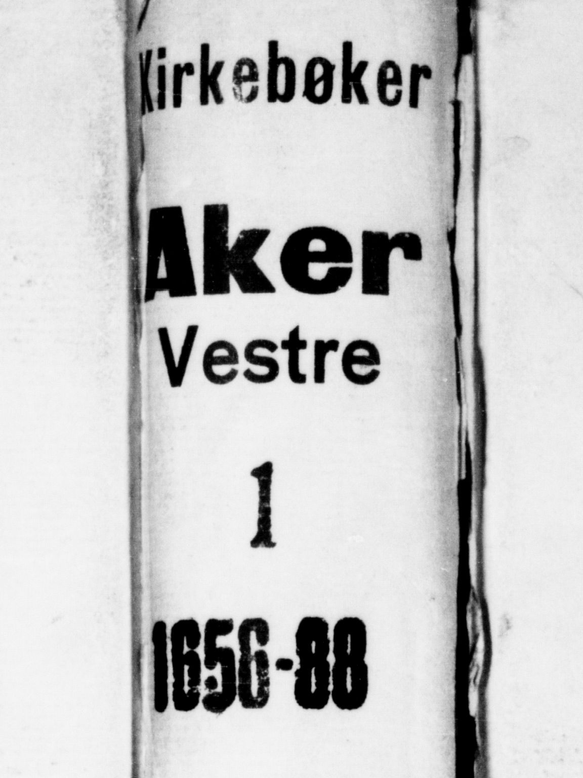 Aker prestekontor kirkebøker, AV/SAO-A-10861/F/L0001: Parish register (official) no. 1, 1656-1688