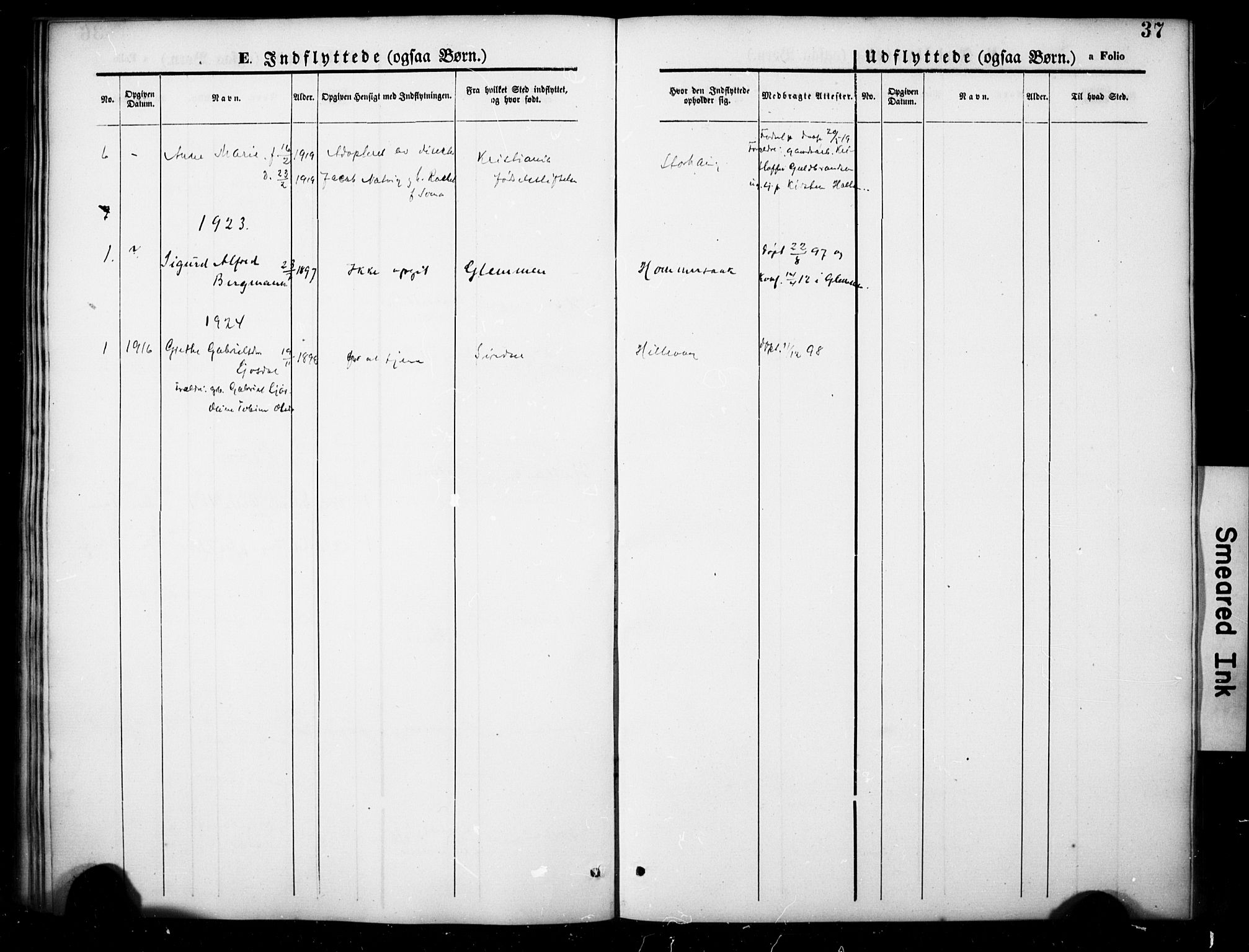 Hetland sokneprestkontor, AV/SAST-A-101826/30/30BA/L0007: Parish register (official) no. A 7, 1870-1924, p. 37