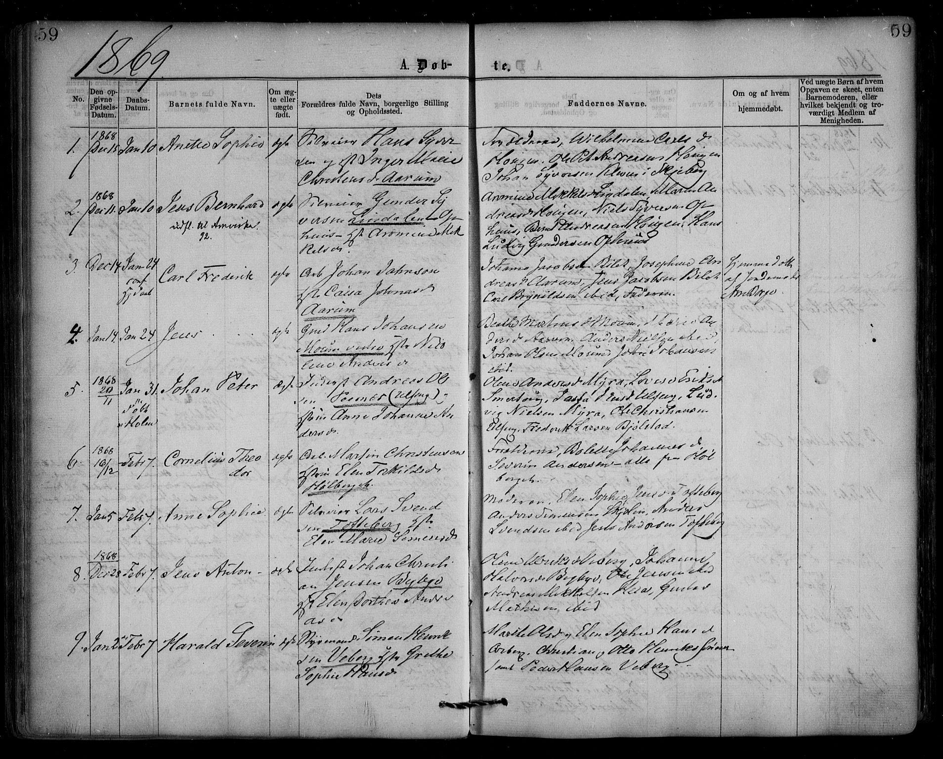 Borge prestekontor Kirkebøker, SAO/A-10903/F/Fa/L0006: Parish register (official) no. I 6, 1861-1874, p. 59