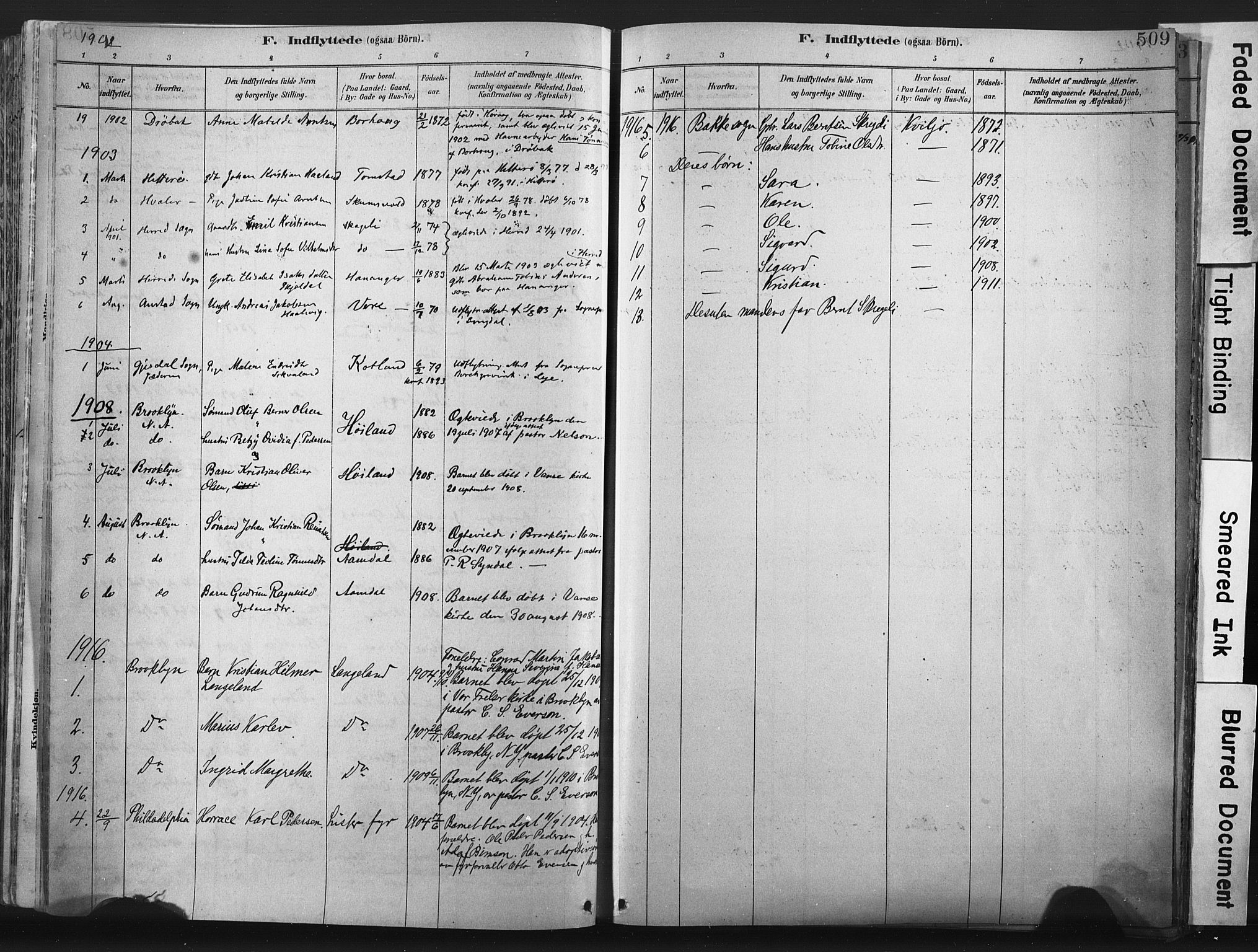 Lista sokneprestkontor, SAK/1111-0027/F/Fa/L0012: Parish register (official) no. A 12, 1879-1903, p. 509