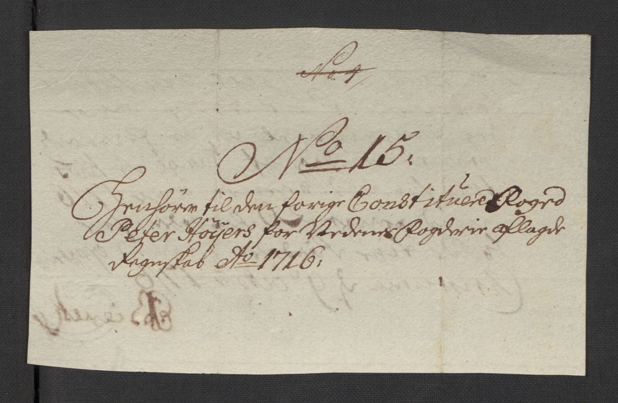 Rentekammeret inntil 1814, Reviderte regnskaper, Fogderegnskap, AV/RA-EA-4092/R39/L2325: Fogderegnskap Nedenes, 1716, p. 279