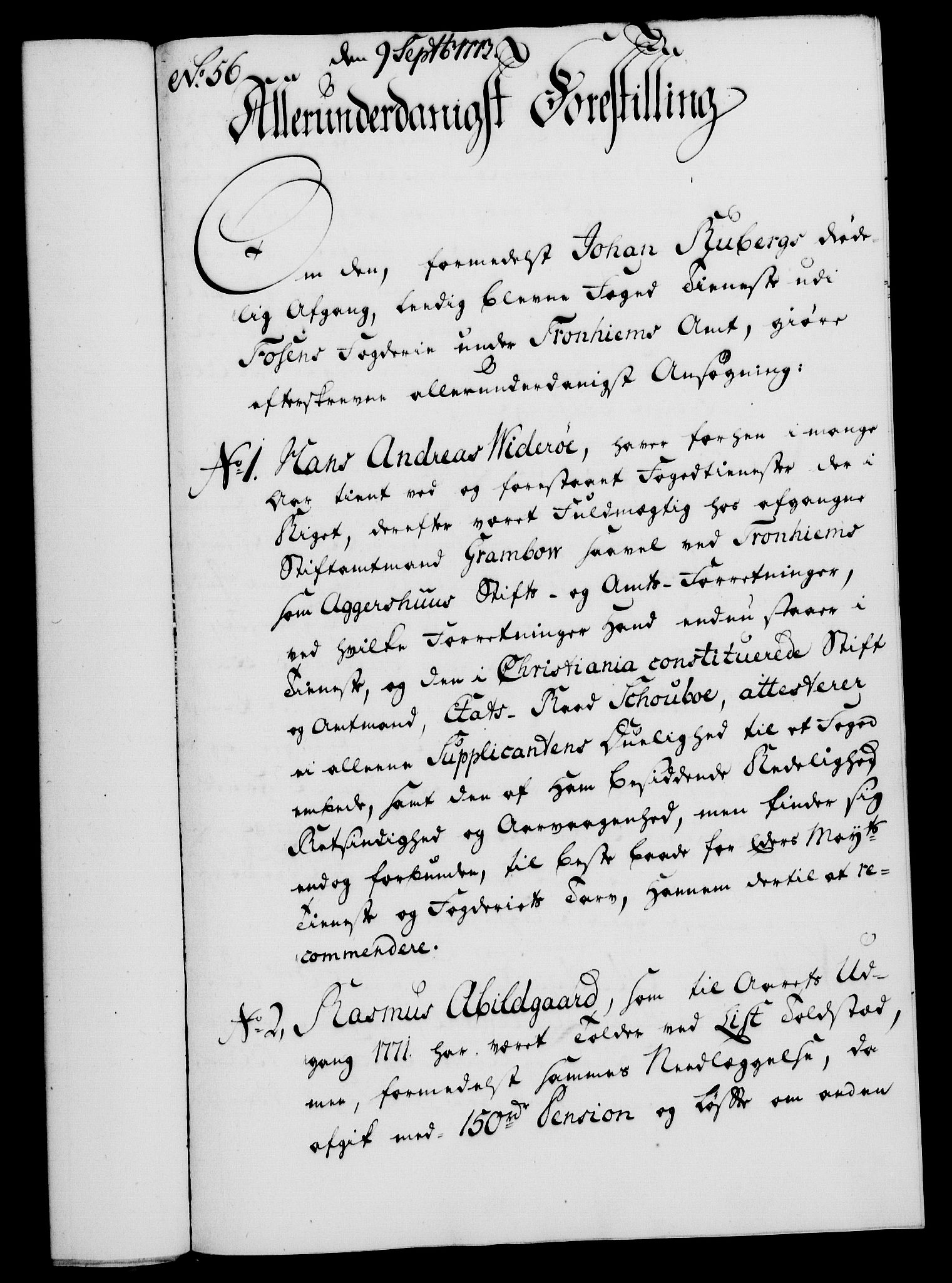 Rentekammeret, Kammerkanselliet, AV/RA-EA-3111/G/Gf/Gfa/L0055: Norsk relasjons- og resolusjonsprotokoll (merket RK 52.55), 1773, p. 214