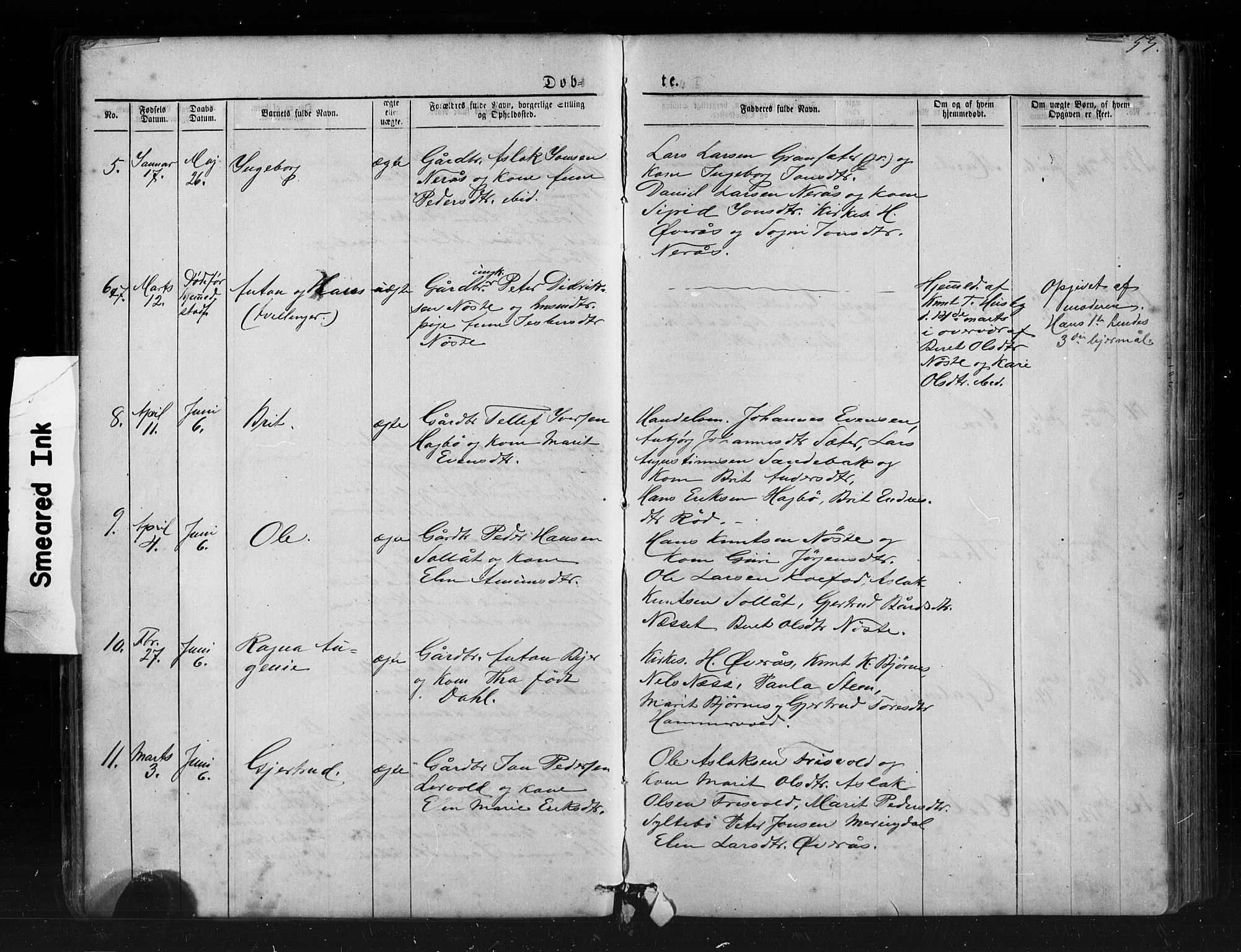 Ministerialprotokoller, klokkerbøker og fødselsregistre - Møre og Romsdal, SAT/A-1454/552/L0638: Parish register (copy) no. 552C01, 1867-1902, p. 53
