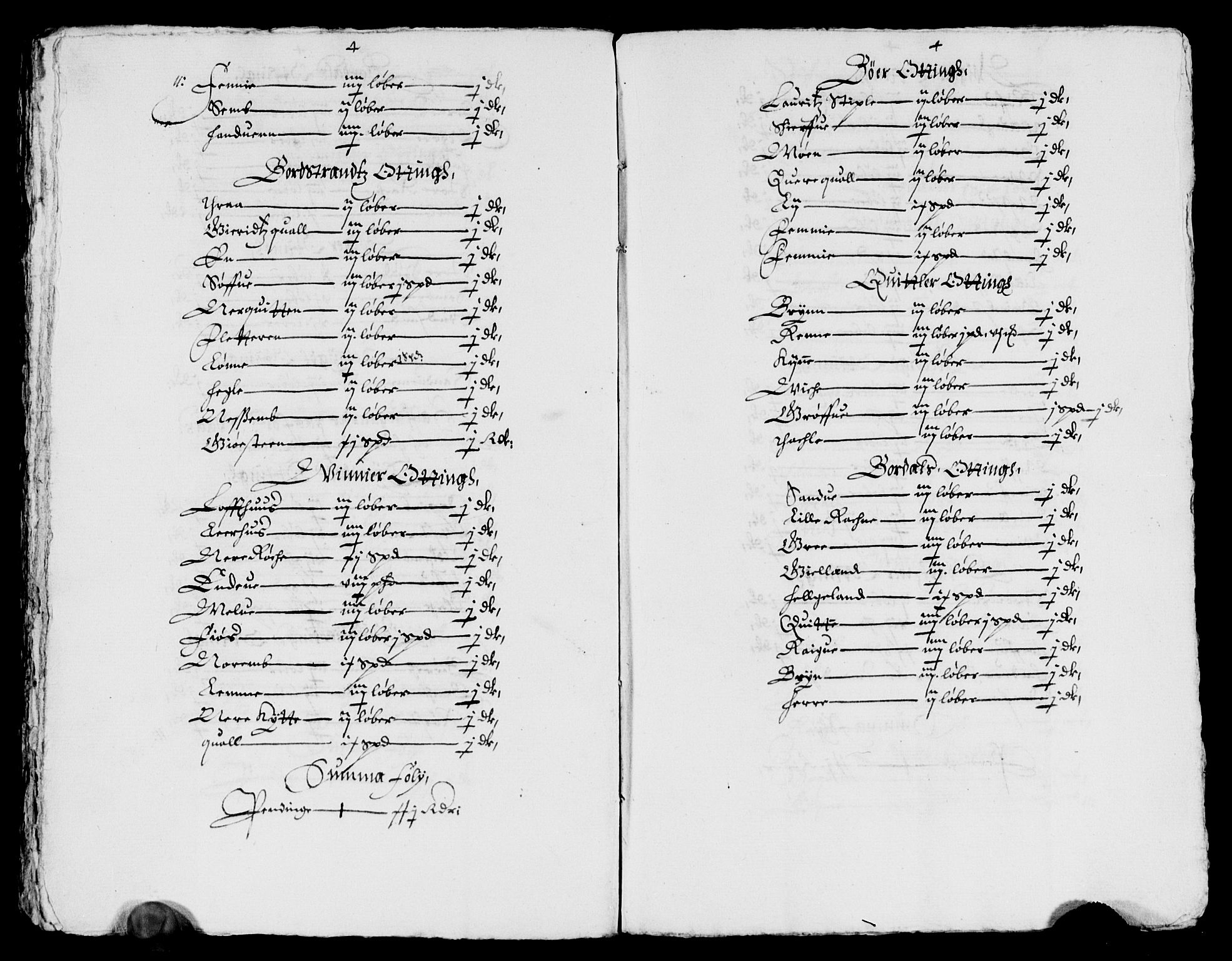 Rentekammeret inntil 1814, Reviderte regnskaper, Lensregnskaper, AV/RA-EA-5023/R/Rb/Rbt/L0076: Bergenhus len, 1633-1638