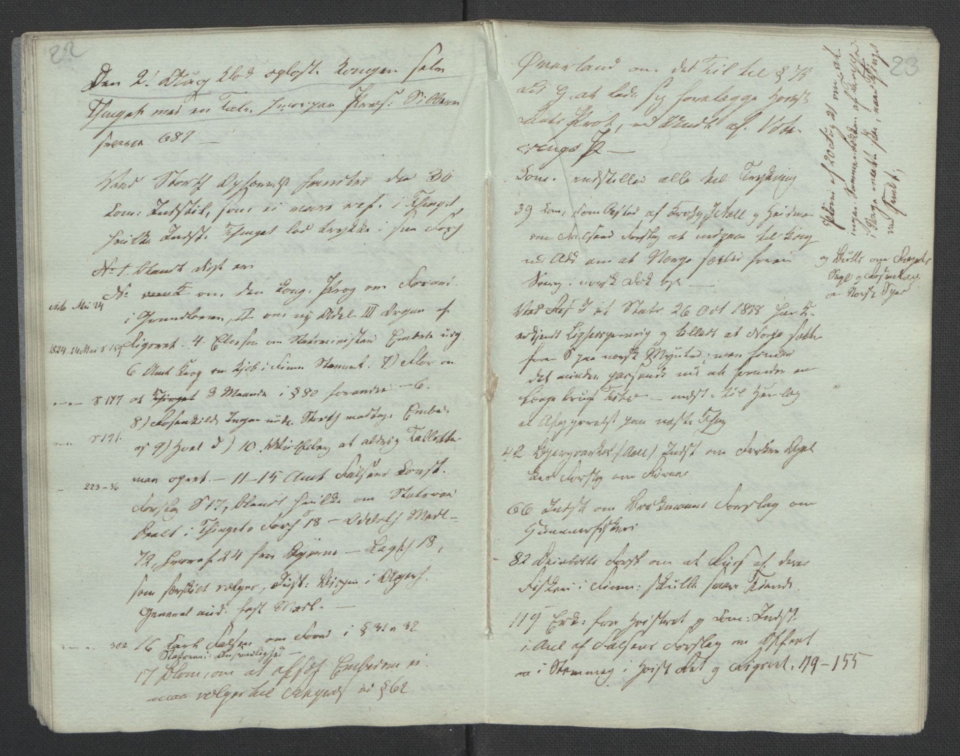 Faye, Andreas, AV/RA-PA-0015/F/Fh/L0033/0006: -- / Stortingene 1821 og 1824, p. 16