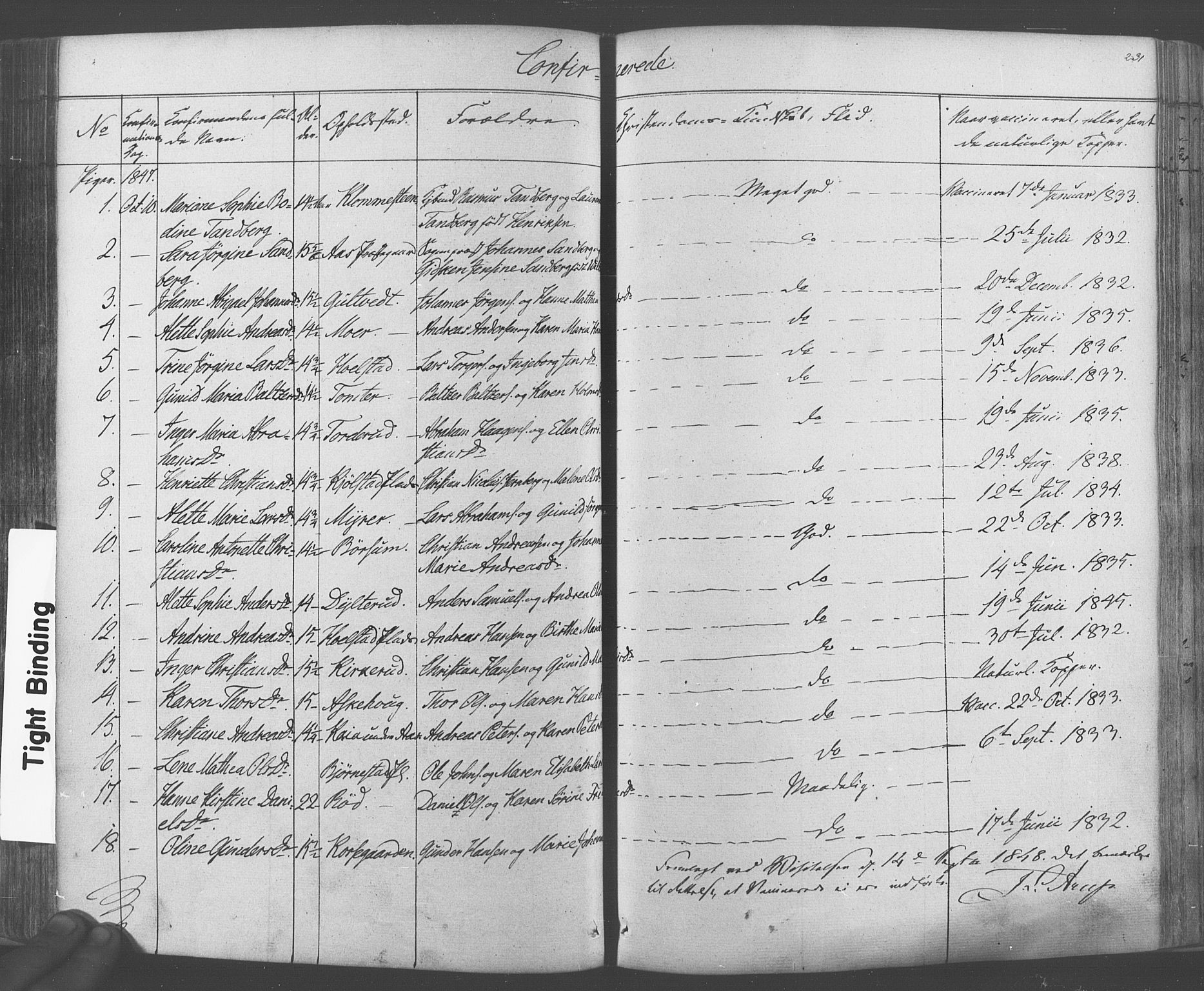 Ås prestekontor Kirkebøker, SAO/A-10894/F/Fa/L0006: Parish register (official) no. I 6, 1841-1853, p. 230-231