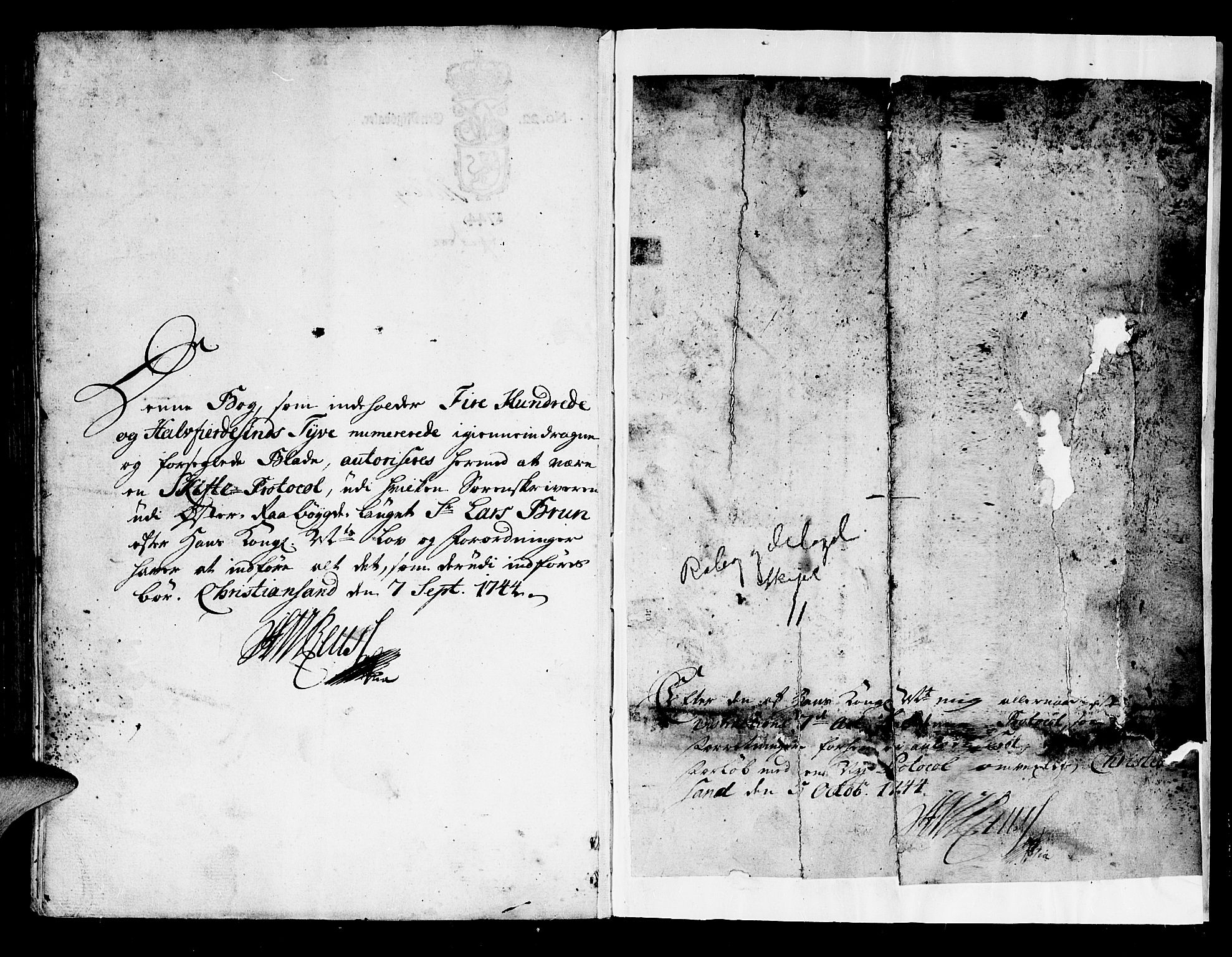 Østre Råbyggelag sorenskriveri, SAK/1221-0016/H/Hc/L0011: Skifteprotokoll nr 11 med register, 1744-1748