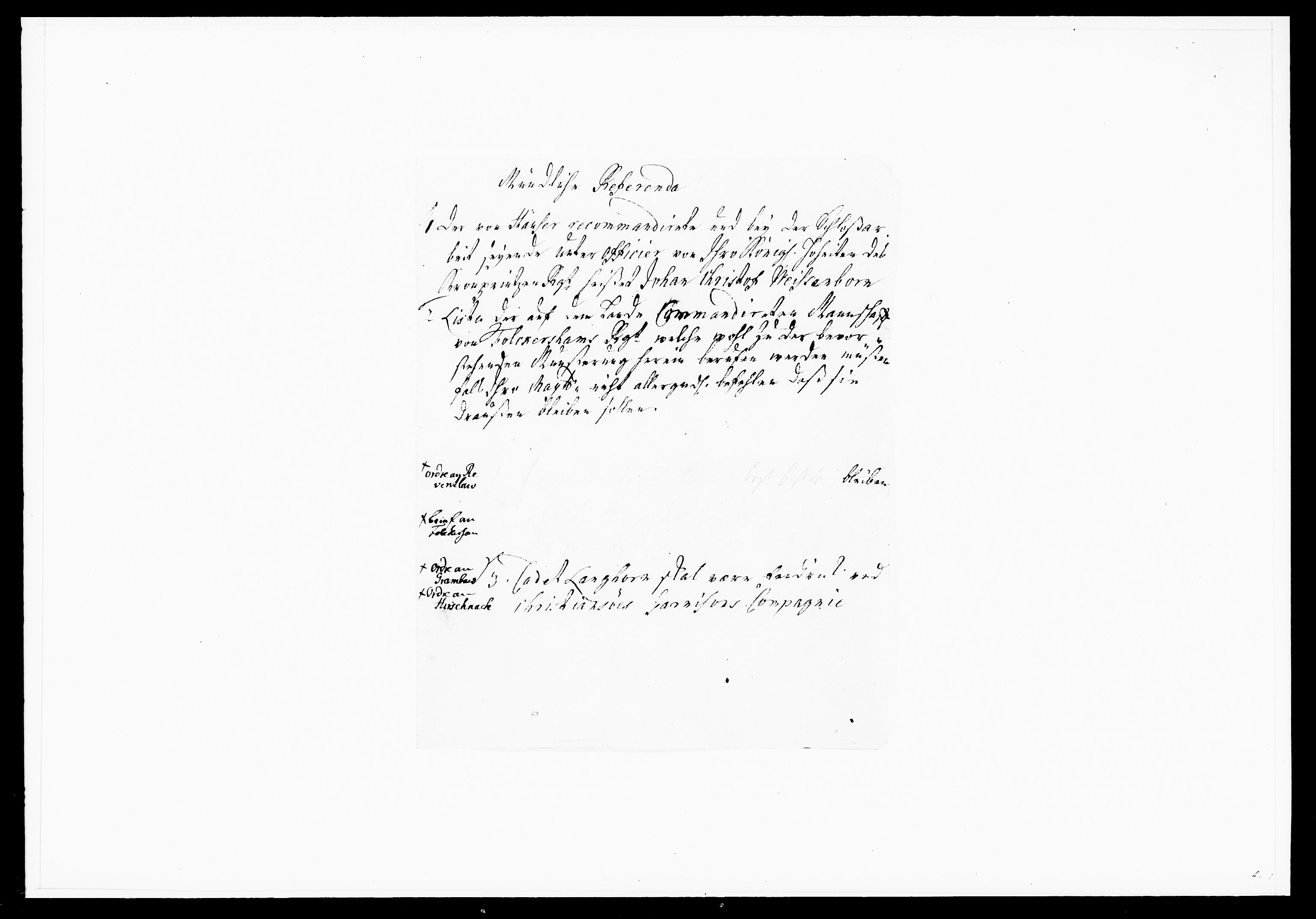 Krigskollegiet, Krigskancelliet, DRA/A-0006/-/1103-1107: Refererede sager, 1732, p. 155