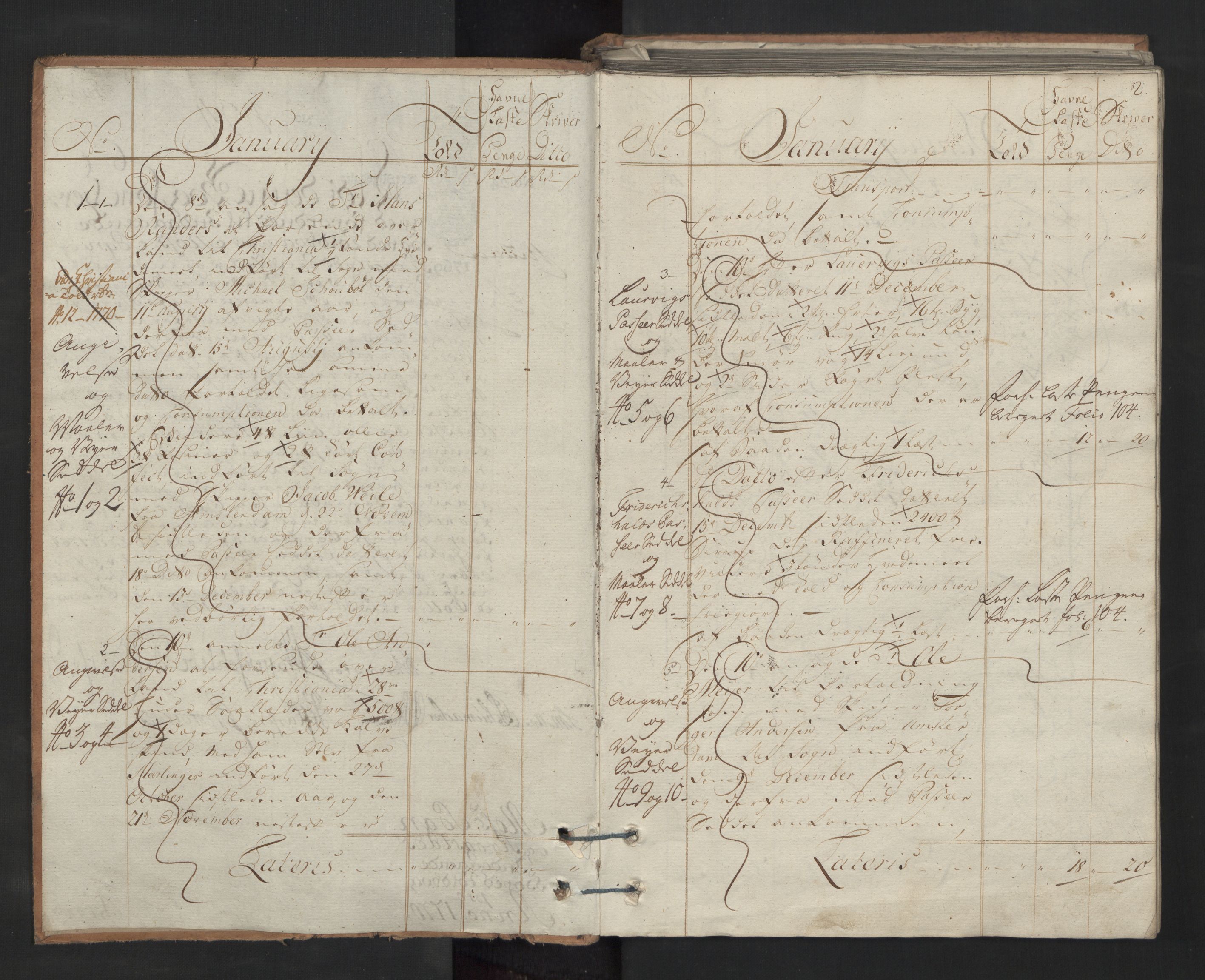 Generaltollkammeret, tollregnskaper, AV/RA-EA-5490/R05/L0054/0001: Tollregnskaper Moss, Son, Krokstad / Inngående hovedtollbok, 1770