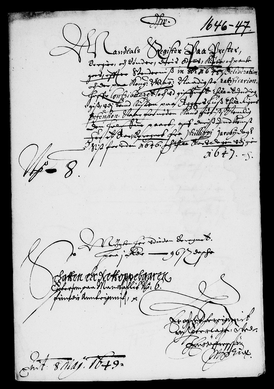 Rentekammeret inntil 1814, Reviderte regnskaper, Lensregnskaper, AV/RA-EA-5023/R/Rb/Rbg/L0007: Verne kloster len, 1623-1647