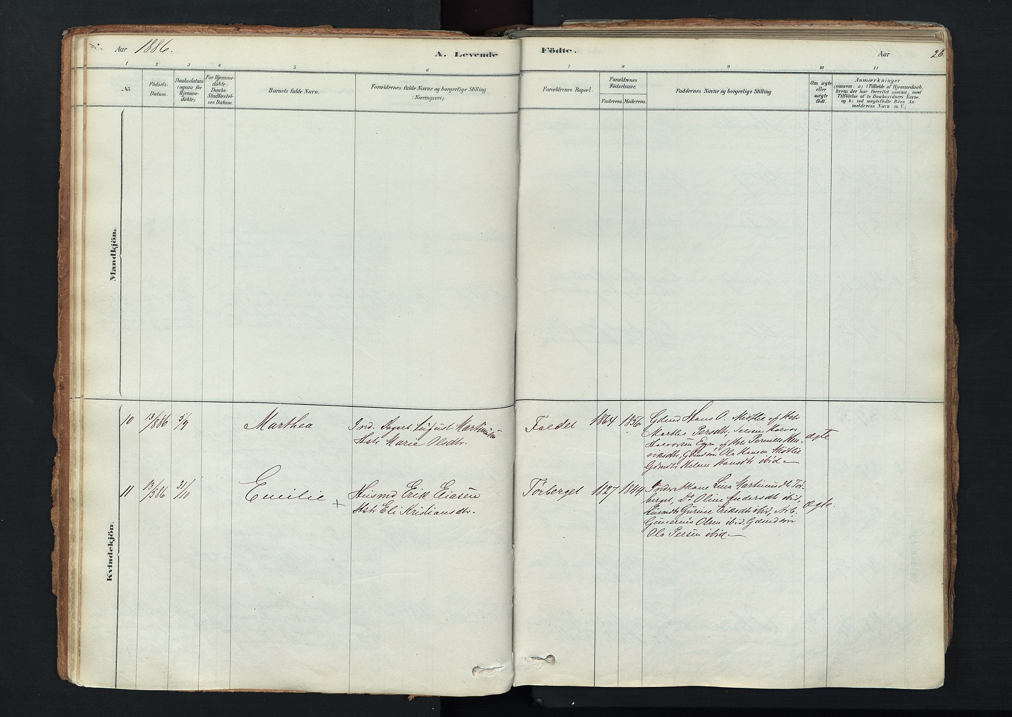 Trysil prestekontor, SAH/PREST-046/H/Ha/Haa/L0011: Parish register (official) no. 11, 1878-1912, p. 26