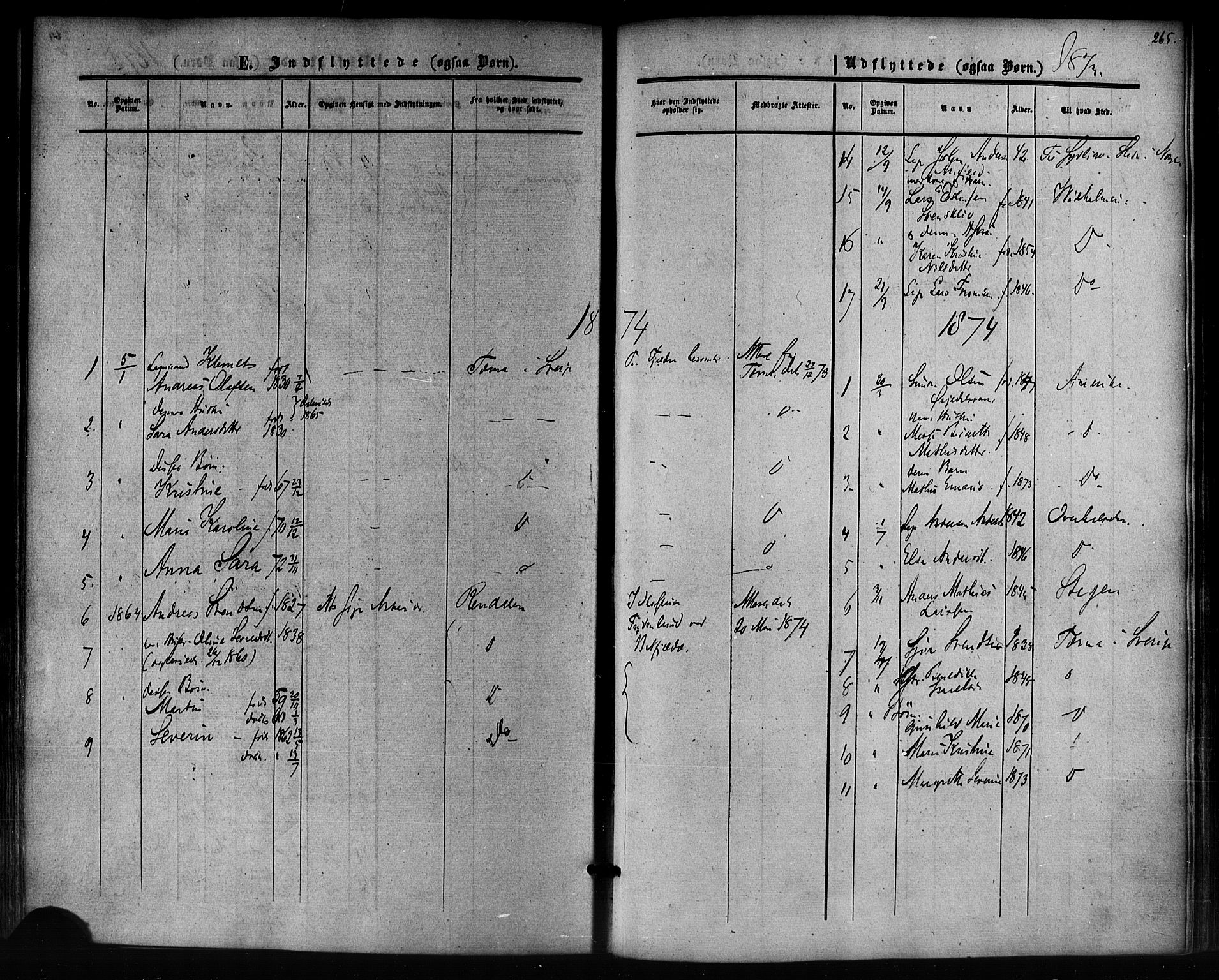 Ministerialprotokoller, klokkerbøker og fødselsregistre - Nordland, AV/SAT-A-1459/823/L0324: Parish register (official) no. 823A01, 1860-1878, p. 265