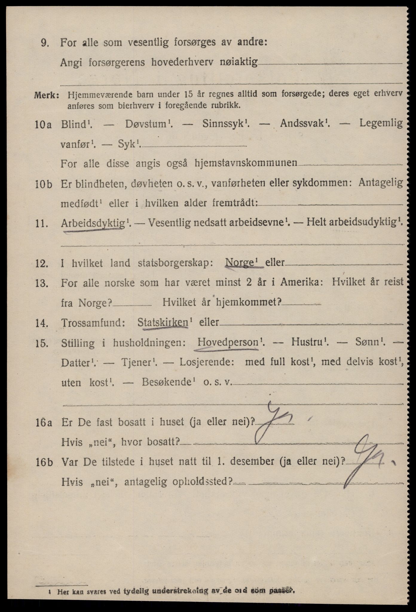 SAT, 1920 census for Aukra, 1920, p. 4550