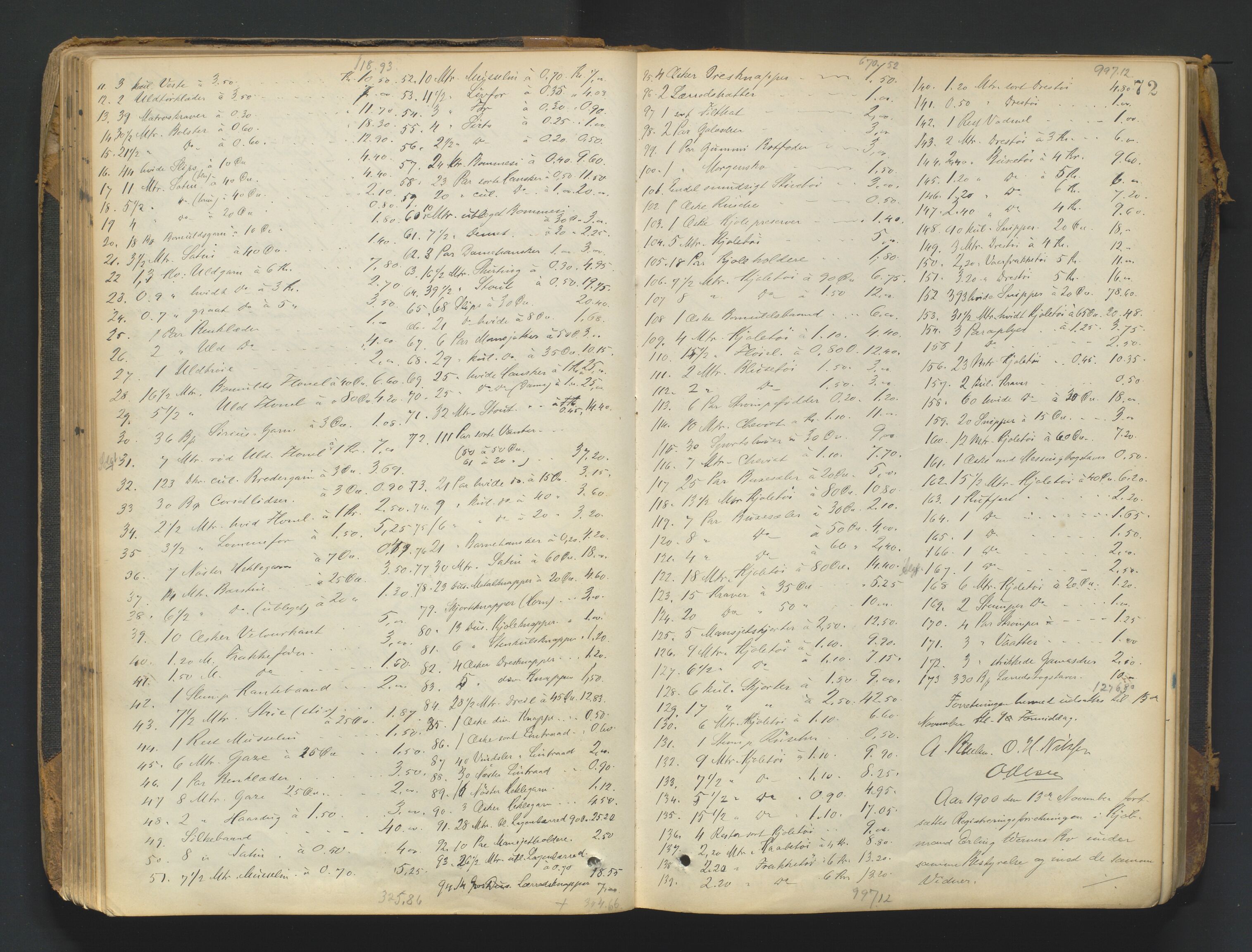 Arendal byfogd, AV/SAK-1222-0001/H/Hc/L0037: Skifteregistreringsprotokoll nr. 35, 1903-1926, p. 71b-72a