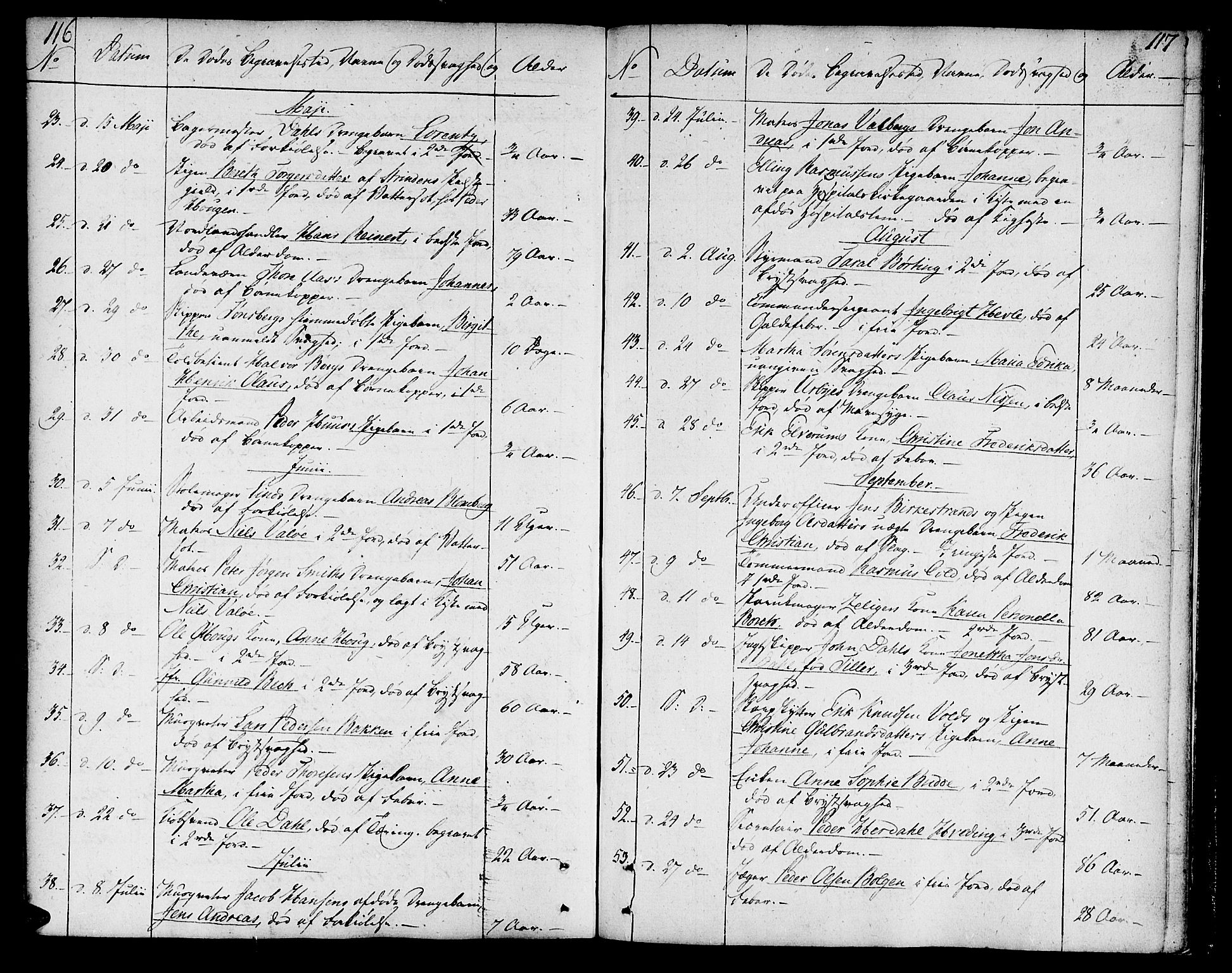 Ministerialprotokoller, klokkerbøker og fødselsregistre - Sør-Trøndelag, SAT/A-1456/602/L0106: Parish register (official) no. 602A04, 1774-1814, p. 116-117