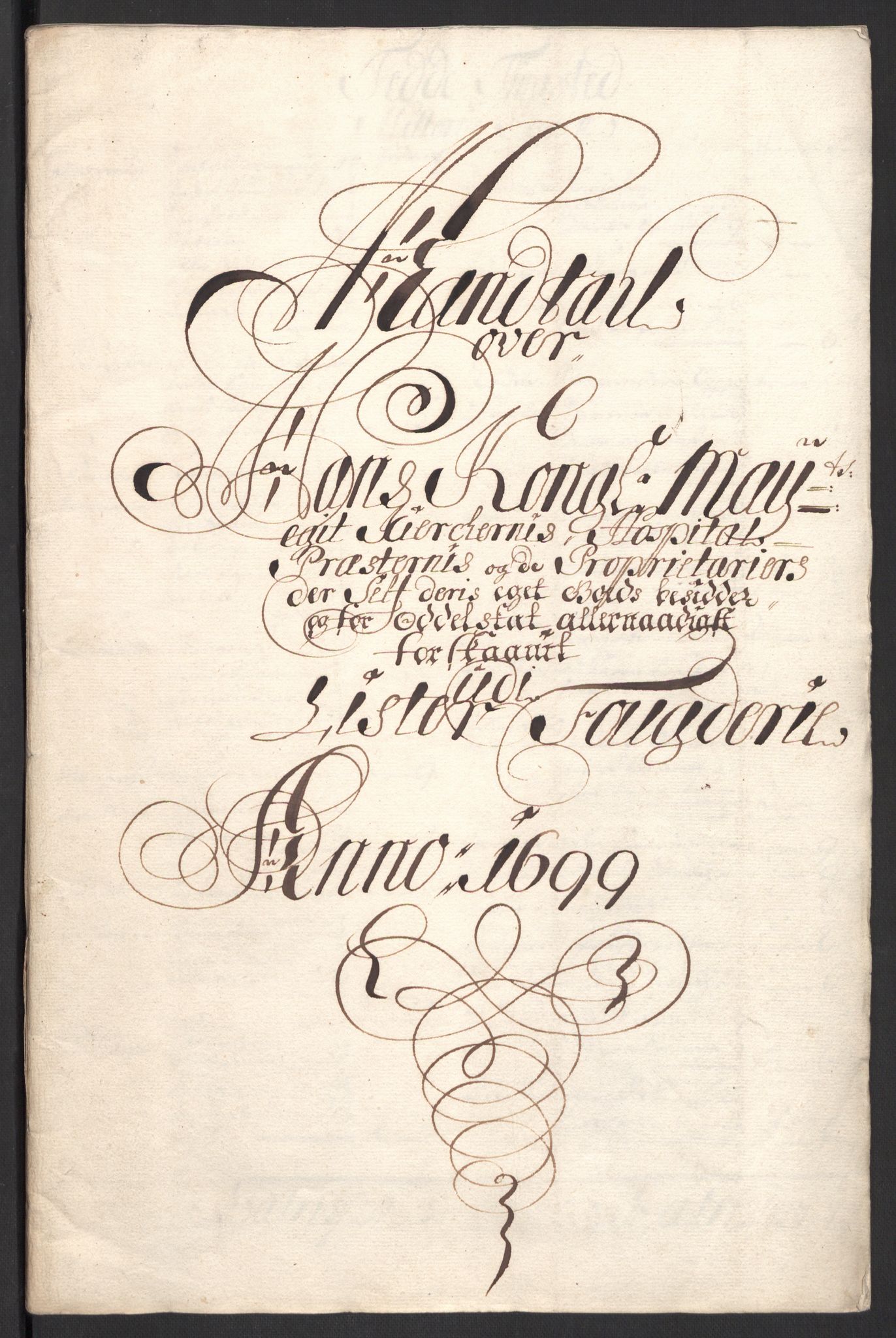 Rentekammeret inntil 1814, Reviderte regnskaper, Fogderegnskap, AV/RA-EA-4092/R43/L2547: Fogderegnskap Lista og Mandal, 1698-1699, p. 294