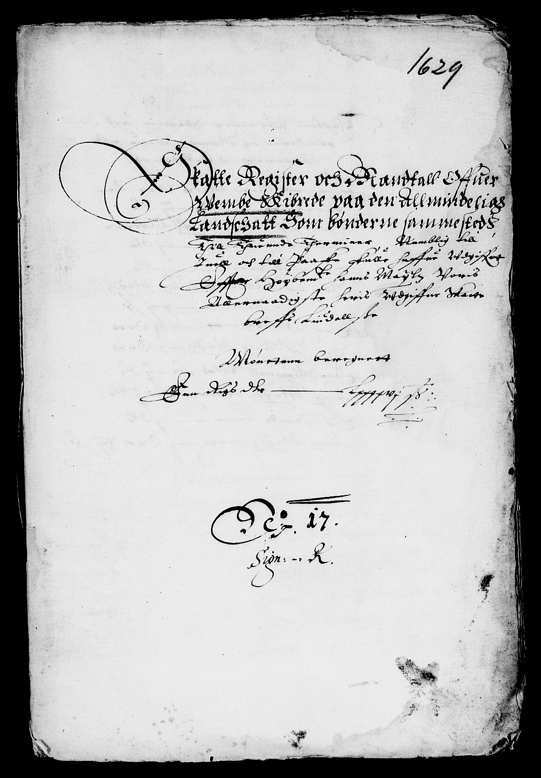 Rentekammeret inntil 1814, Reviderte regnskaper, Lensregnskaper, AV/RA-EA-5023/R/Rb/Rba/L0090: Akershus len, 1628-1629