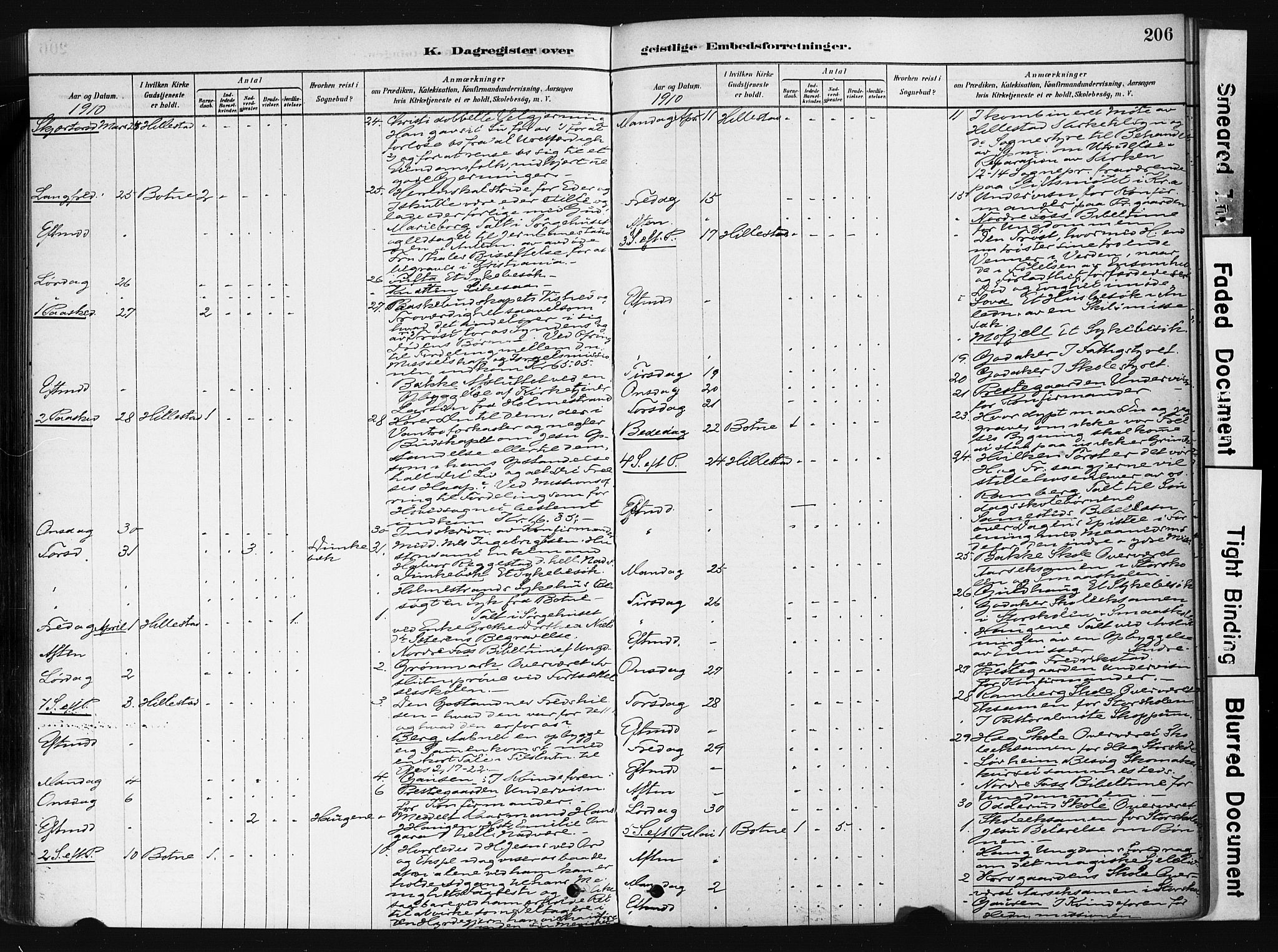 Botne kirkebøker, AV/SAKO-A-340/F/Fb/L0001: Parish register (official) no. II 1, 1878-1902, p. 206