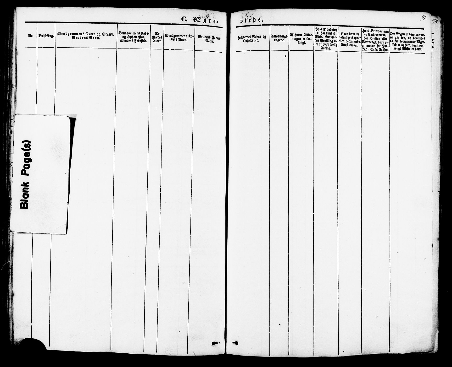 Ministerialprotokoller, klokkerbøker og fødselsregistre - Møre og Romsdal, AV/SAT-A-1454/588/L1004: Parish register (official) no. 588A01, 1854-1870, p. 91