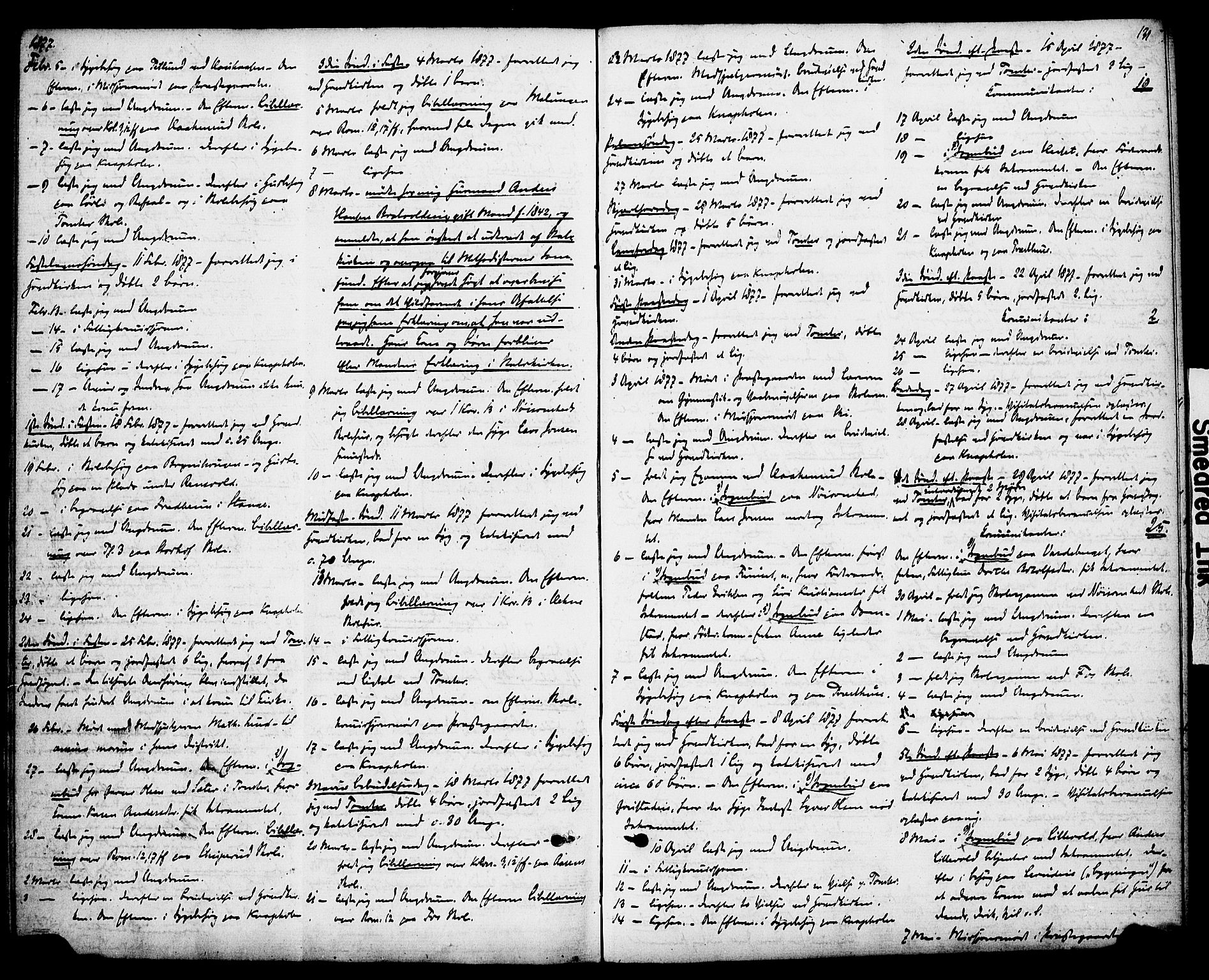 Romedal prestekontor, AV/SAH-PREST-004/K/L0007: Parish register (official) no. 7, 1875-1879, p. 131
