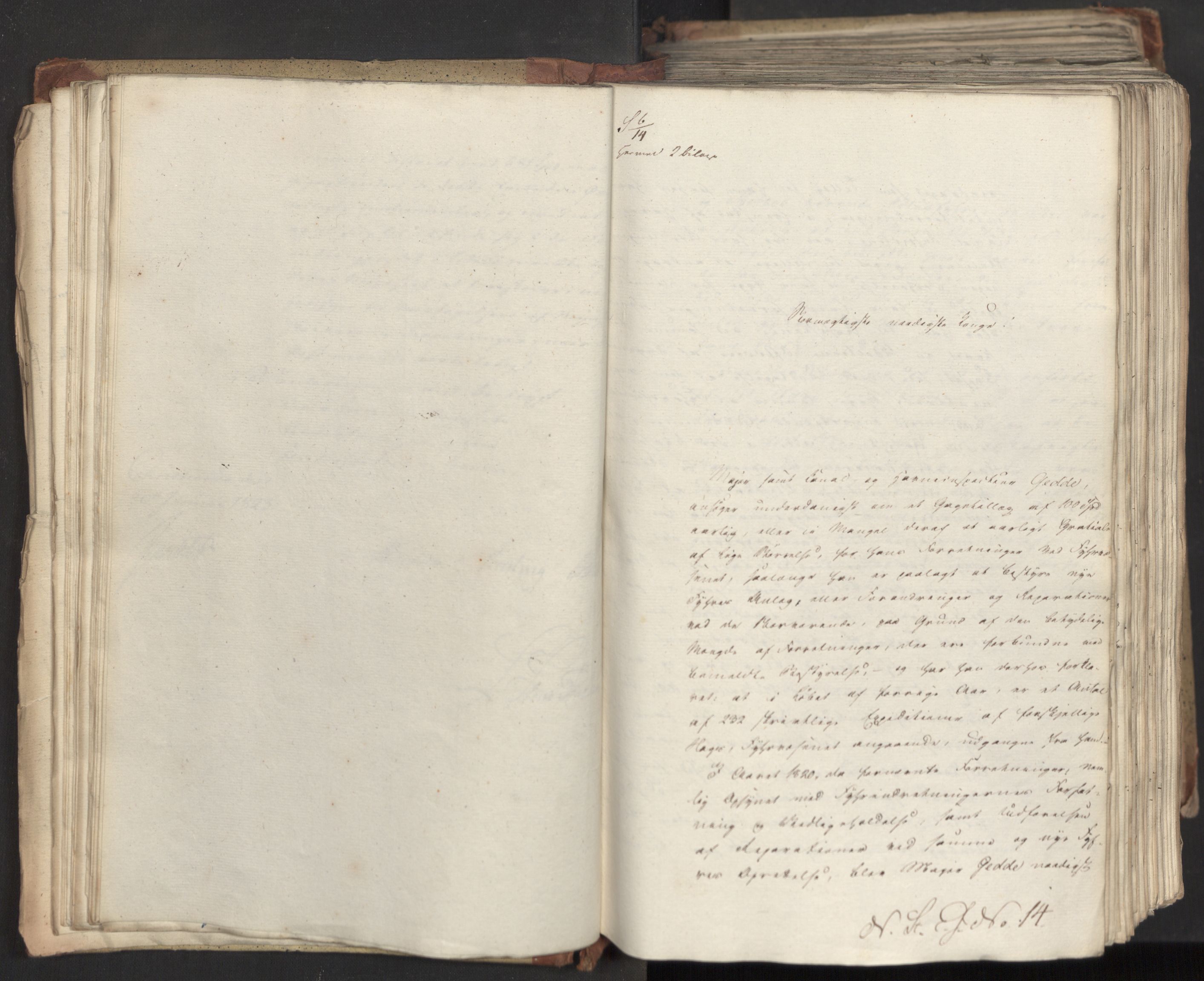 Statsrådsavdelingen i Stockholm, AV/RA-S-1003/D/Da/L0033: Regjeringsinnstillinger nr. 1-274, 1823, p. 43