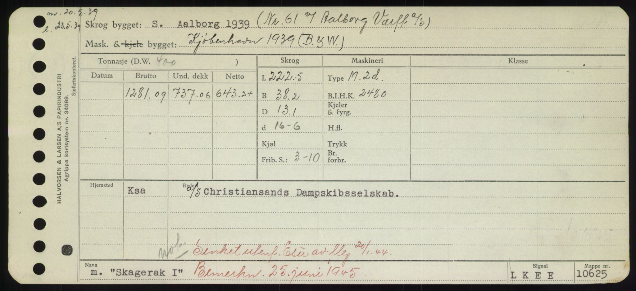 Sjøfartsdirektoratet med forløpere, Skipsmålingen, AV/RA-S-1627/H/Hd/L0034: Fartøy, Sk-Slå, p. 27