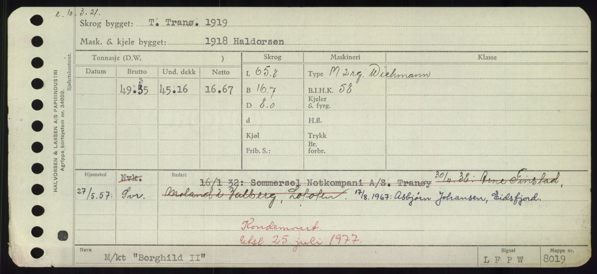 Sjøfartsdirektoratet med forløpere, Skipsmålingen, RA/S-1627/H/Hd/L0004: Fartøy, Bia-Boy, p. 559