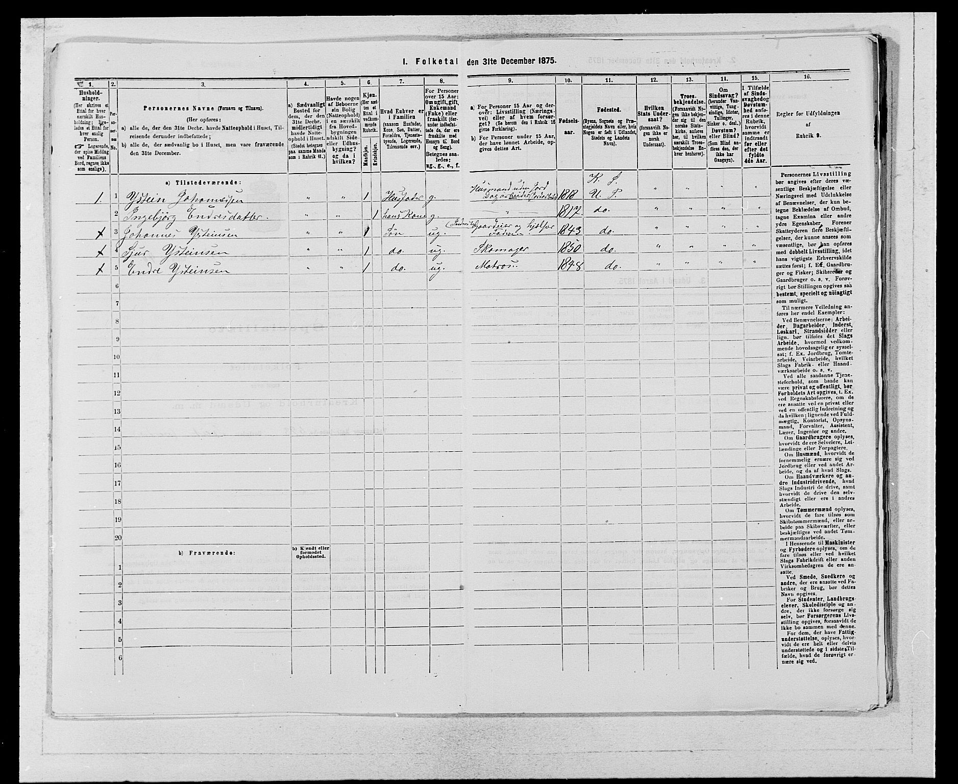 SAB, 1875 census for 1230P Ullensvang, 1875, p. 1555