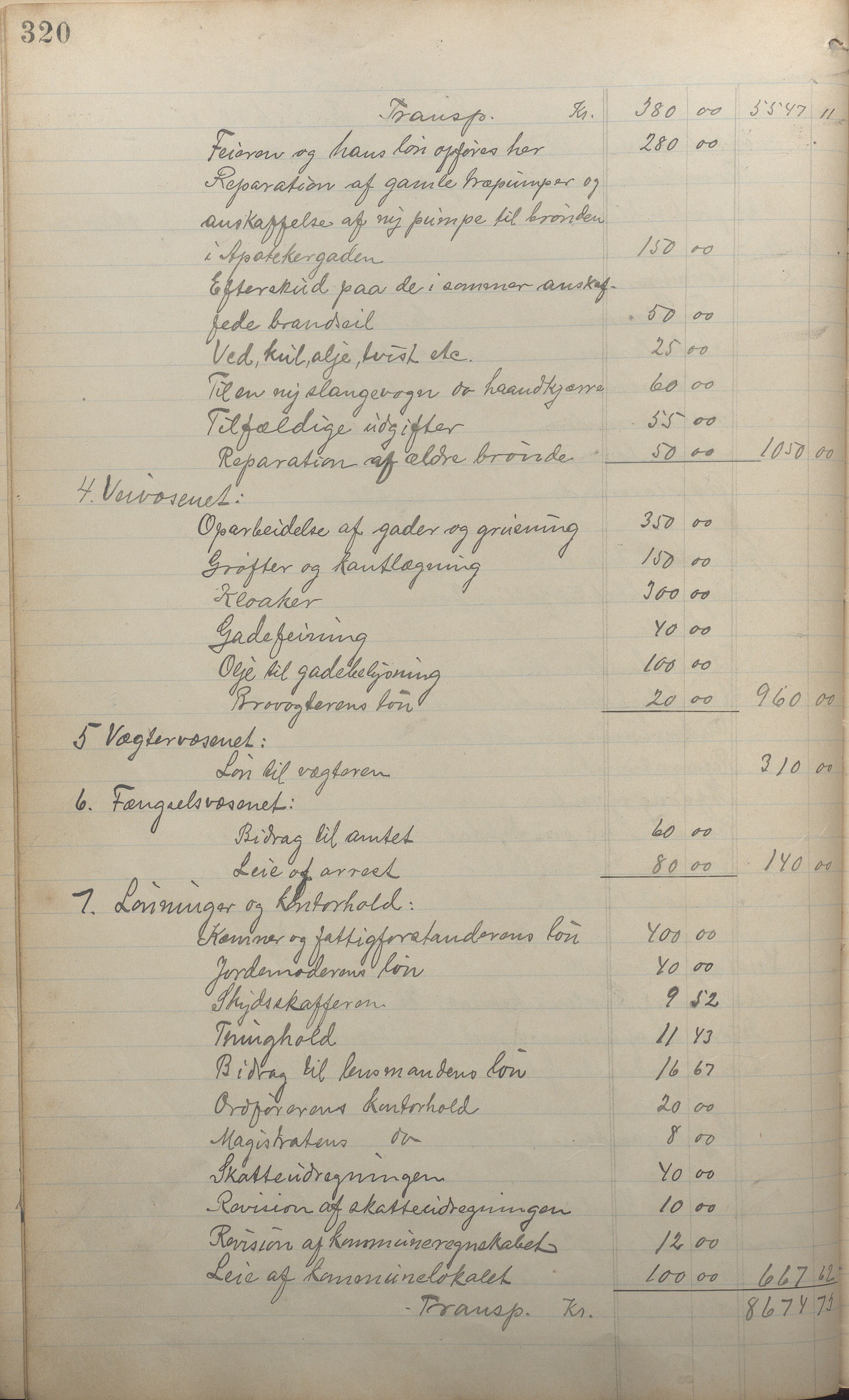 Kopervik Kommune - Formannskapet og Bystyret, IKAR/K-102468/A/Aa/L0003: Møtebok, 1894-1912, p. 320