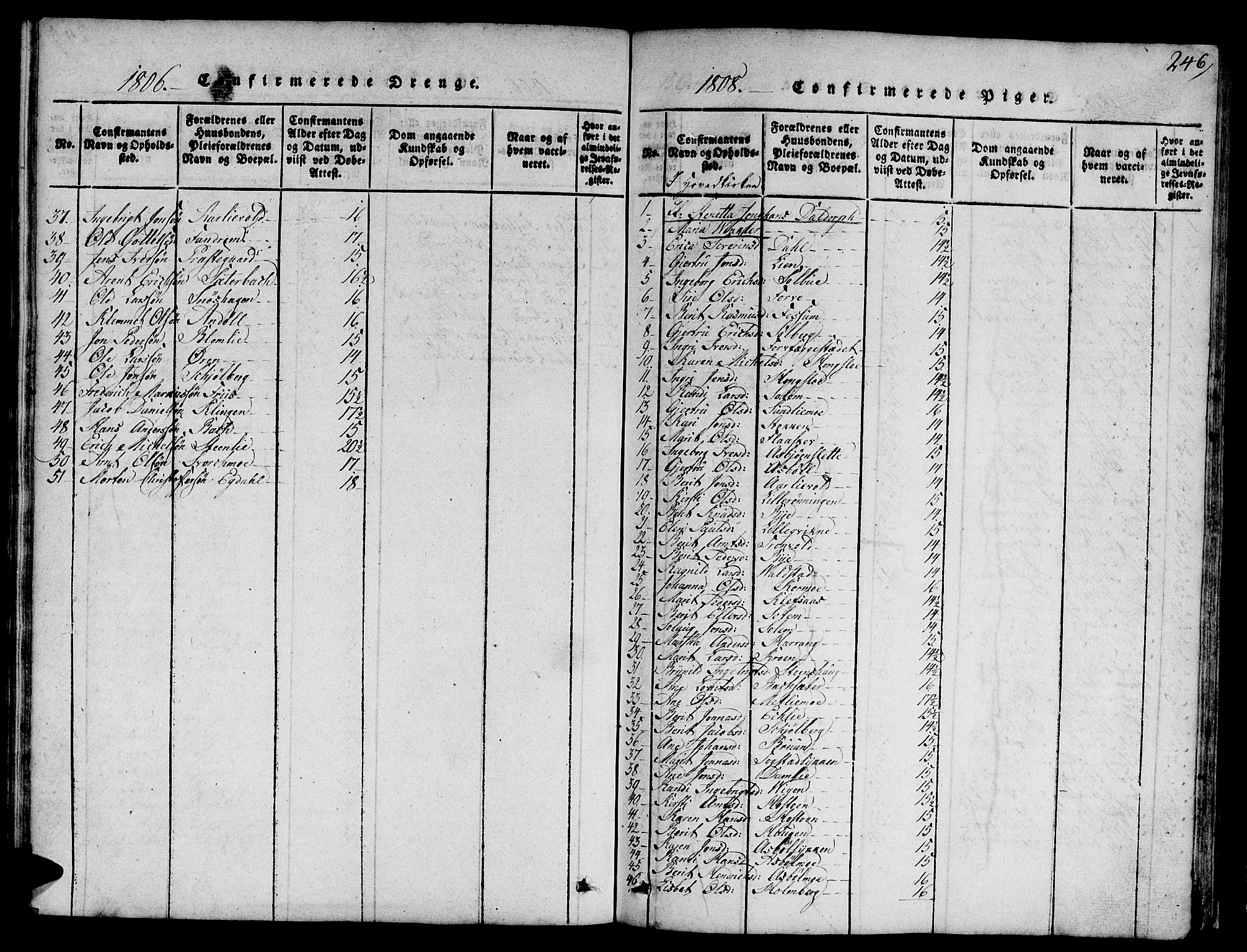 Ministerialprotokoller, klokkerbøker og fødselsregistre - Sør-Trøndelag, SAT/A-1456/668/L0803: Parish register (official) no. 668A03, 1800-1826, p. 246