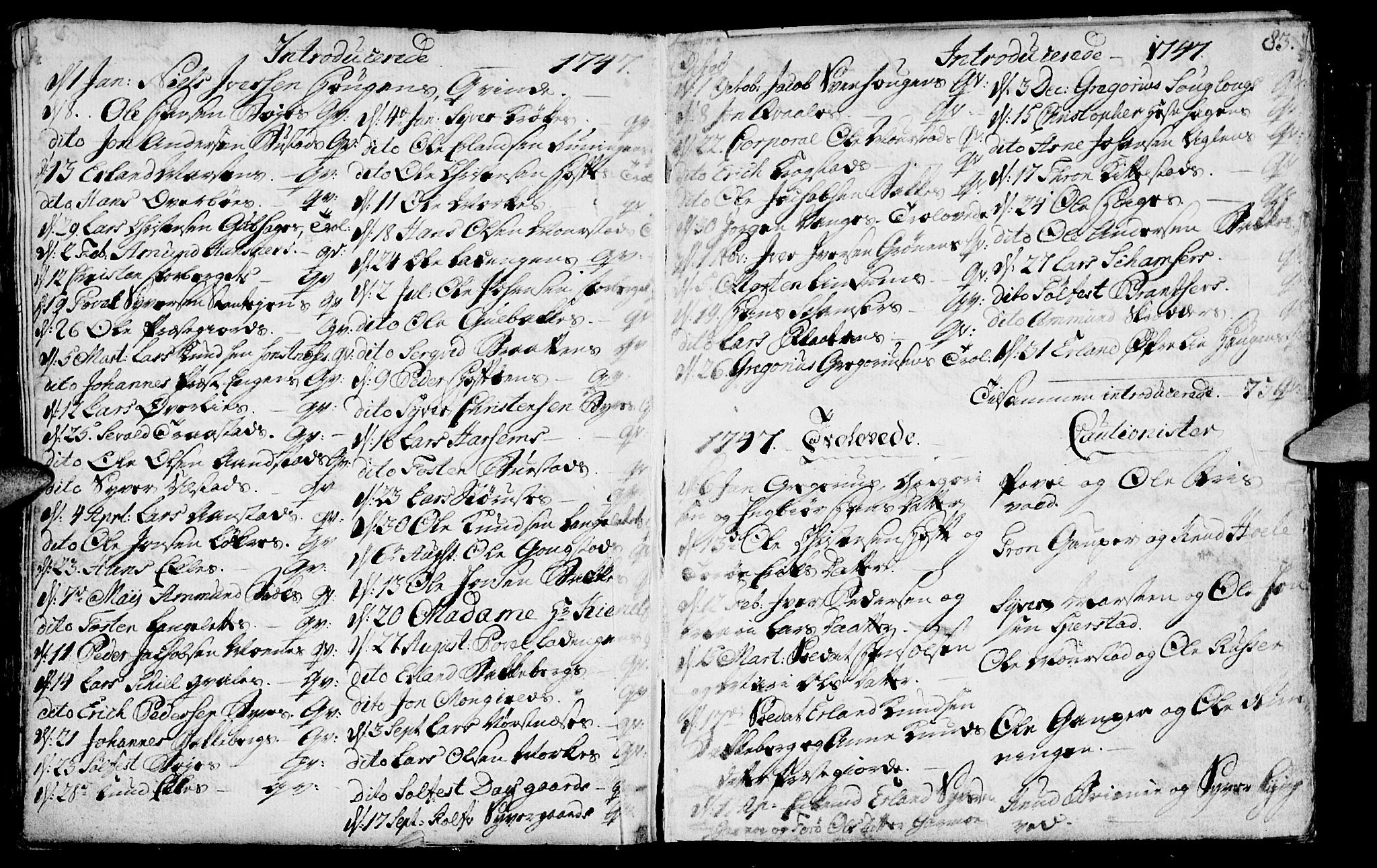 Lom prestekontor, AV/SAH-PREST-070/K/L0001: Parish register (official) no. 1, 1733-1748, p. 83