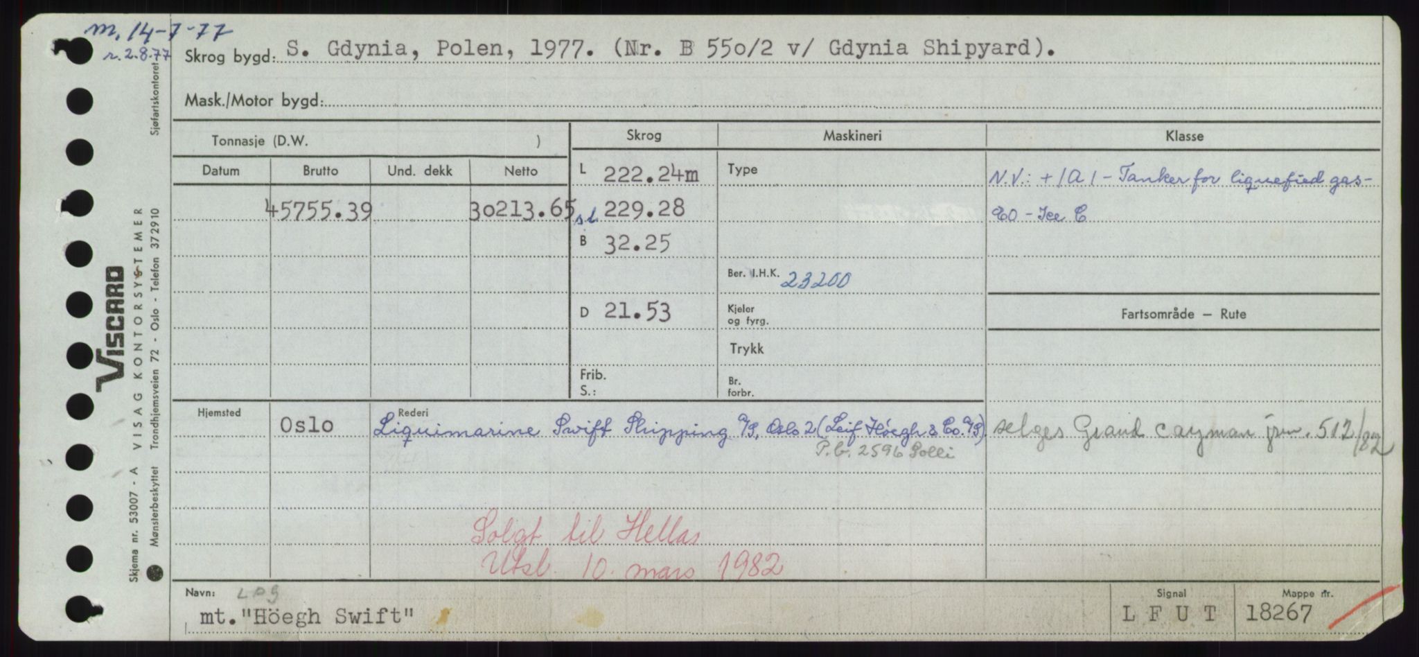 Sjøfartsdirektoratet med forløpere, Skipsmålingen, RA/S-1627/H/Hd/L0017: Fartøy, Holi-Hå, p. 465