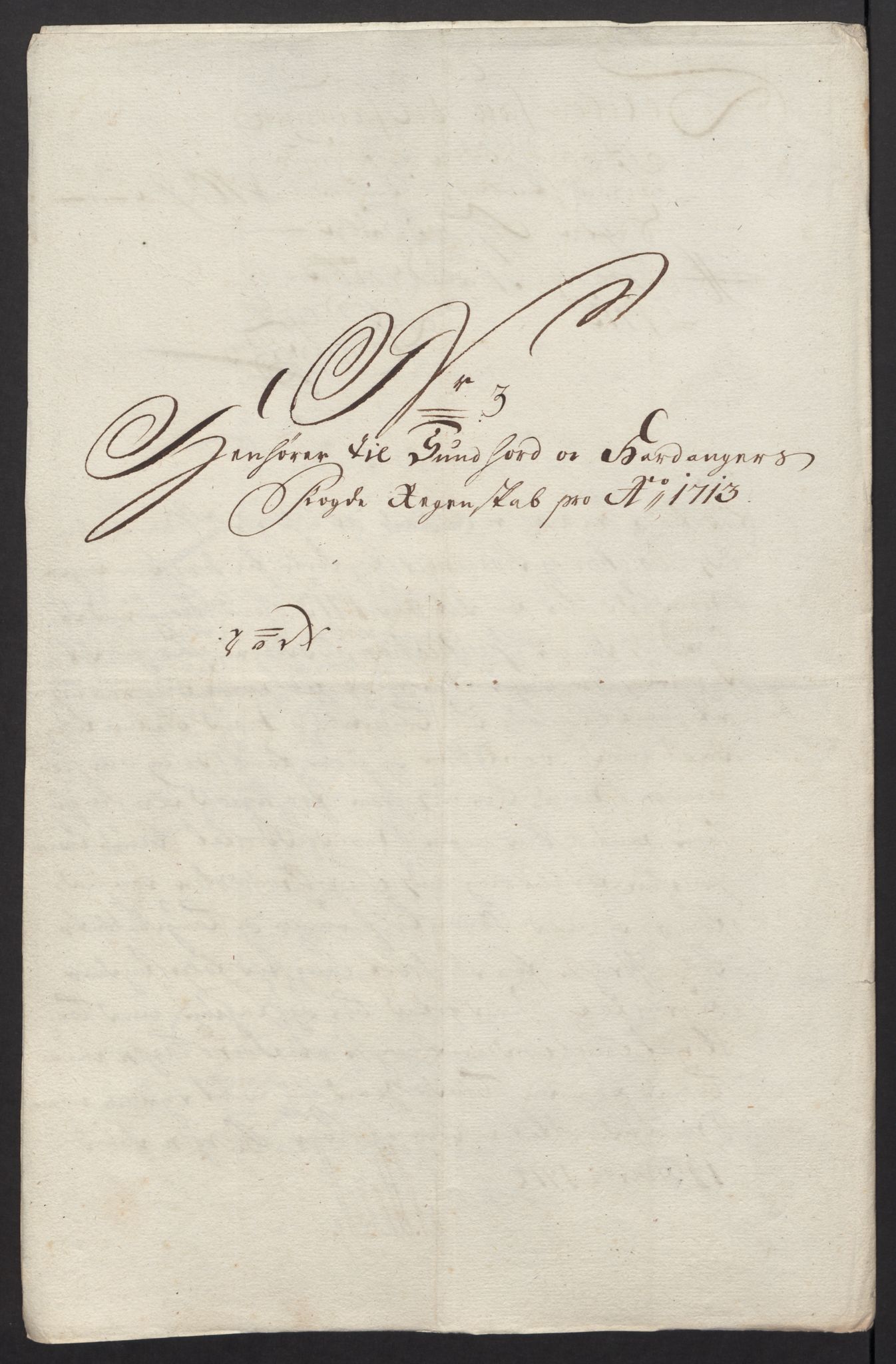 Rentekammeret inntil 1814, Reviderte regnskaper, Fogderegnskap, AV/RA-EA-4092/R48/L2989: Fogderegnskap Sunnhordland og Hardanger, 1713, p. 114