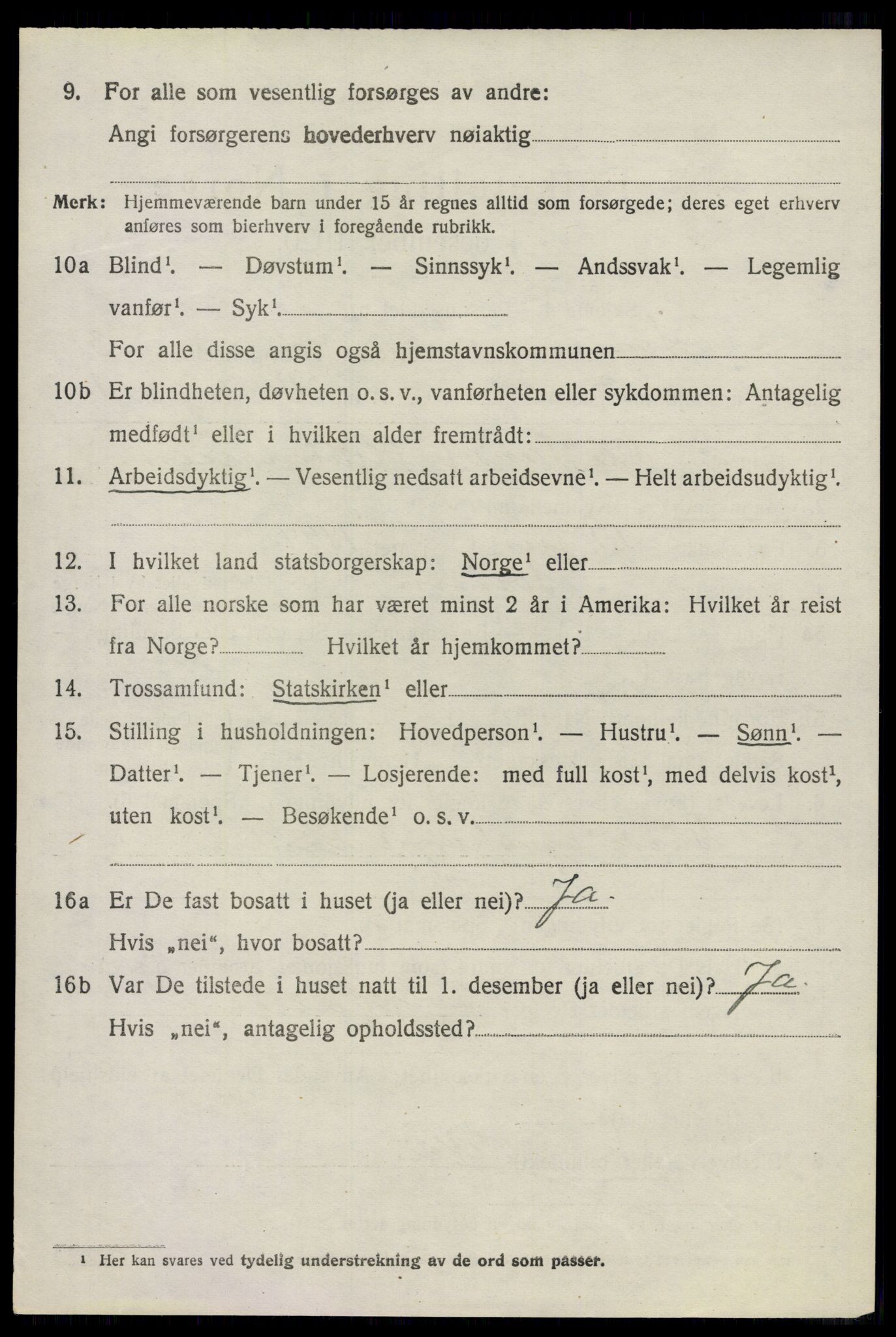 SAO, 1920 census for Sørum, 1920, p. 2198