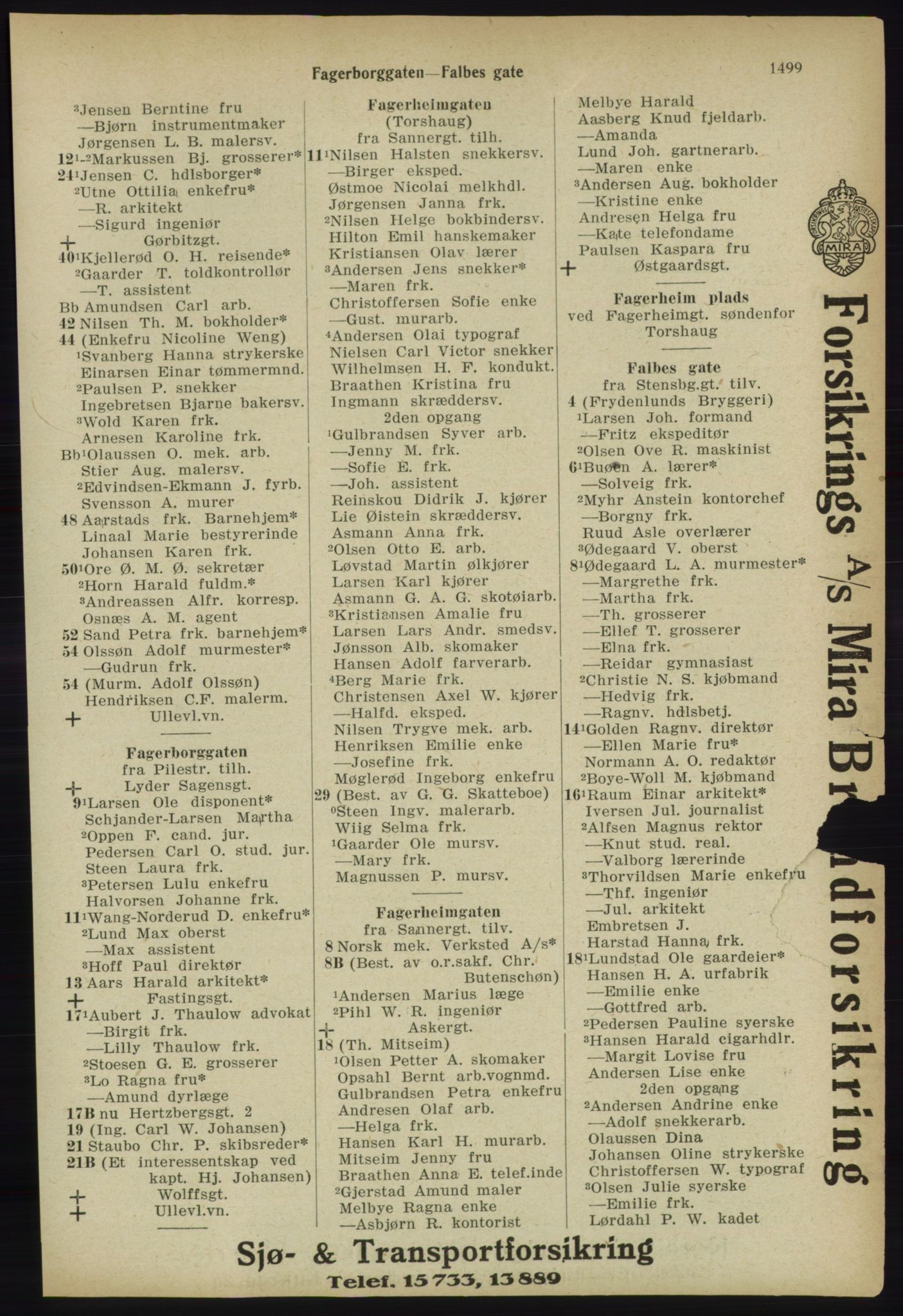 Kristiania/Oslo adressebok, PUBL/-, 1918, p. 1652