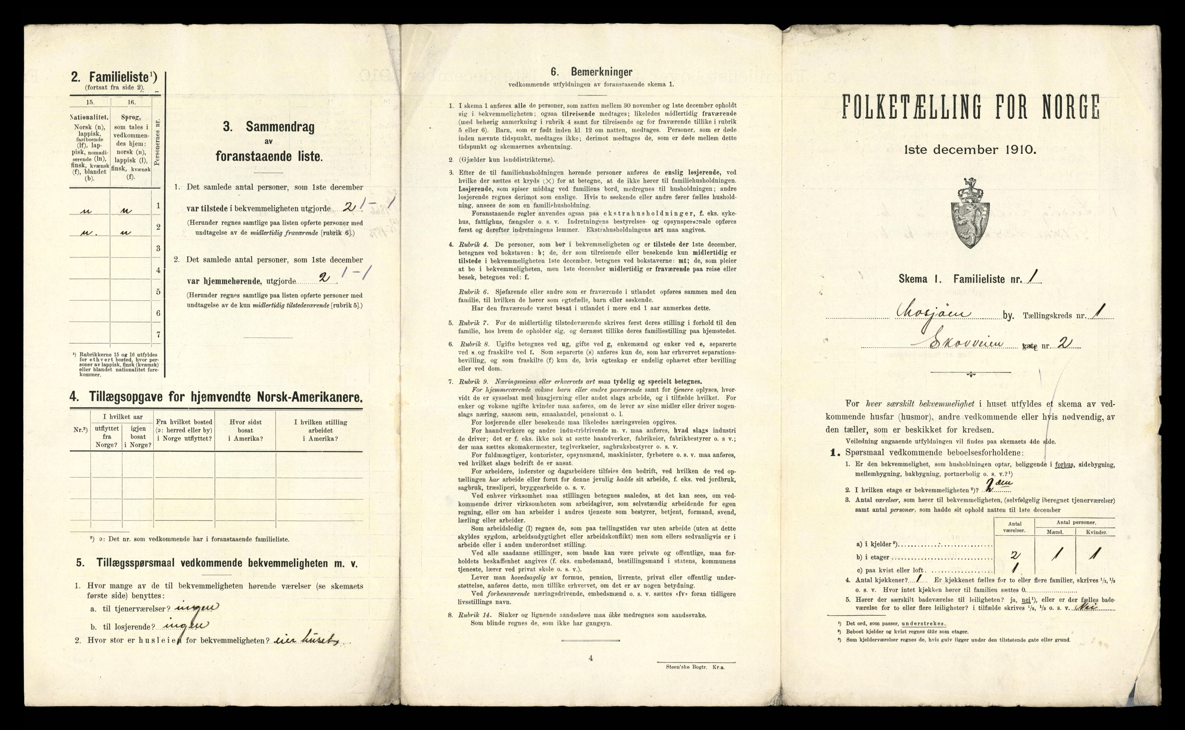 RA, 1910 census for Mosjøen, 1910, p. 19