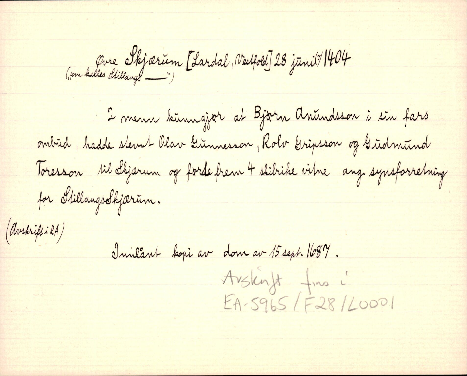 Riksarkivets diplomsamling, AV/RA-EA-5965/F35/F35d/L0001: Innlånte diplomer, seddelregister, 1316-1591, p. 69