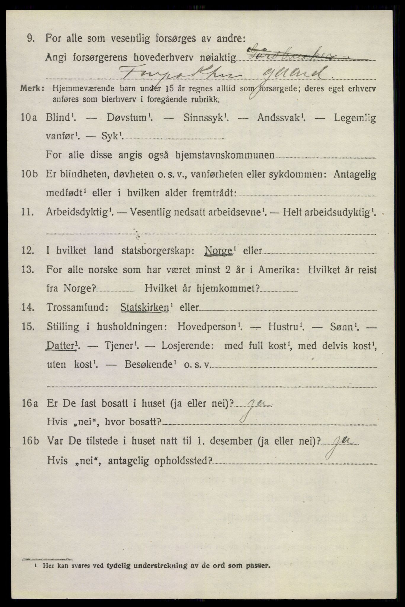 SAKO, 1920 census for Sigdal, 1920, p. 7627