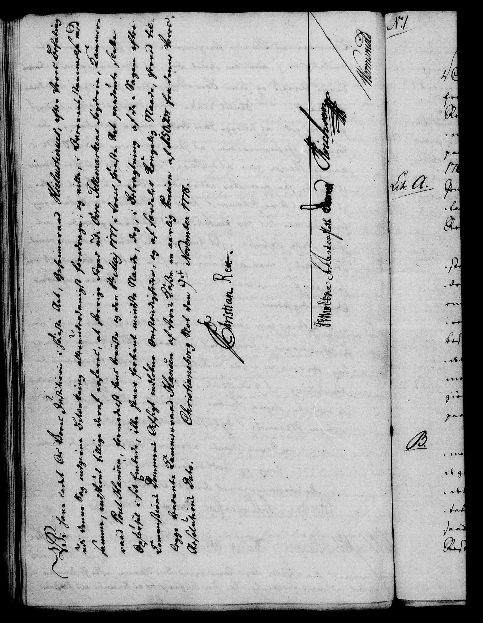 Rentekammeret, Kammerkanselliet, RA/EA-3111/G/Gf/Gfa/L0060: Norsk relasjons- og resolusjonsprotokoll (merket RK 52.60), 1778, p. 546