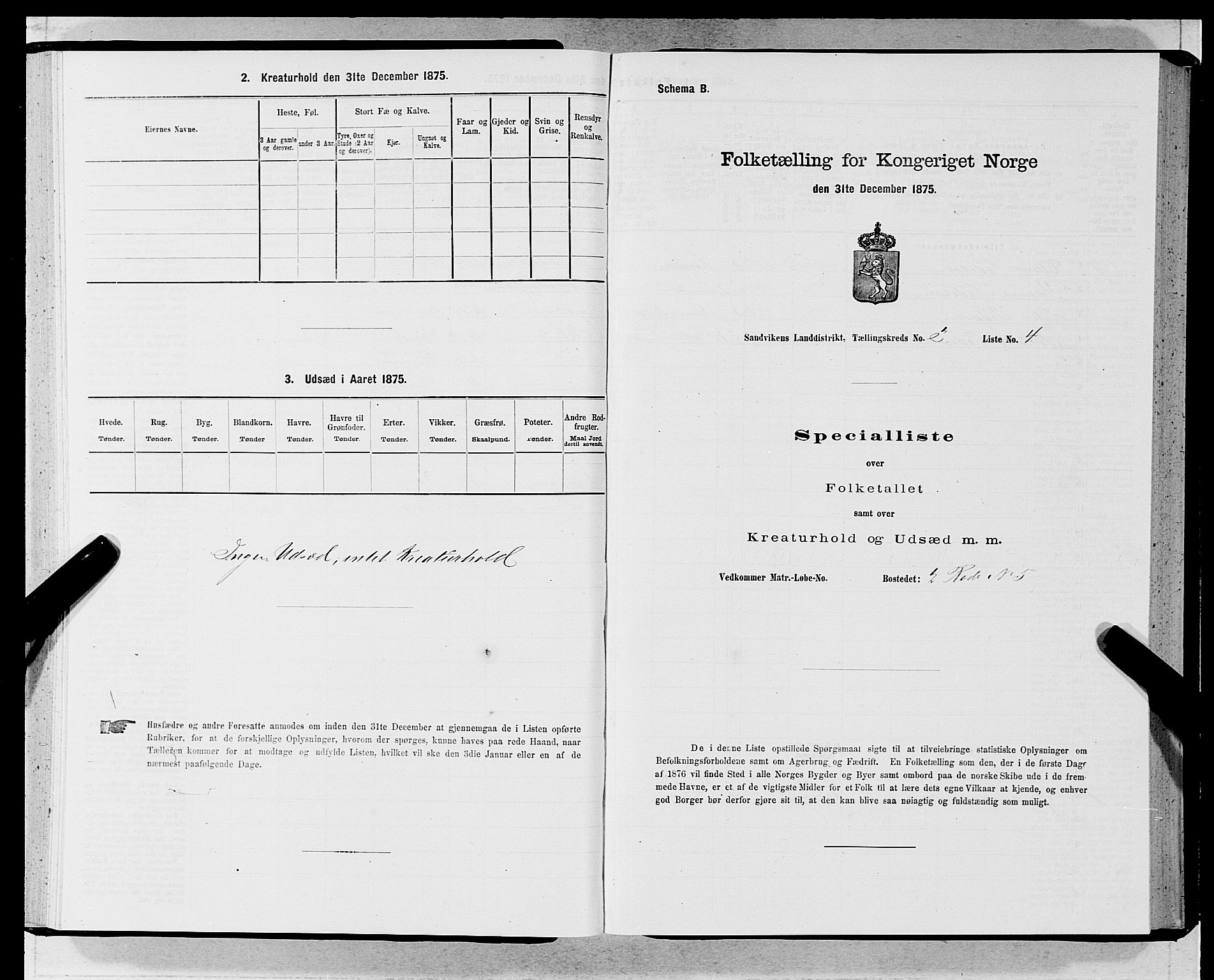 SAB, 1875 census for 1281L Bergen landdistrikt/Domkirken and Sandviken, 1875, p. 175