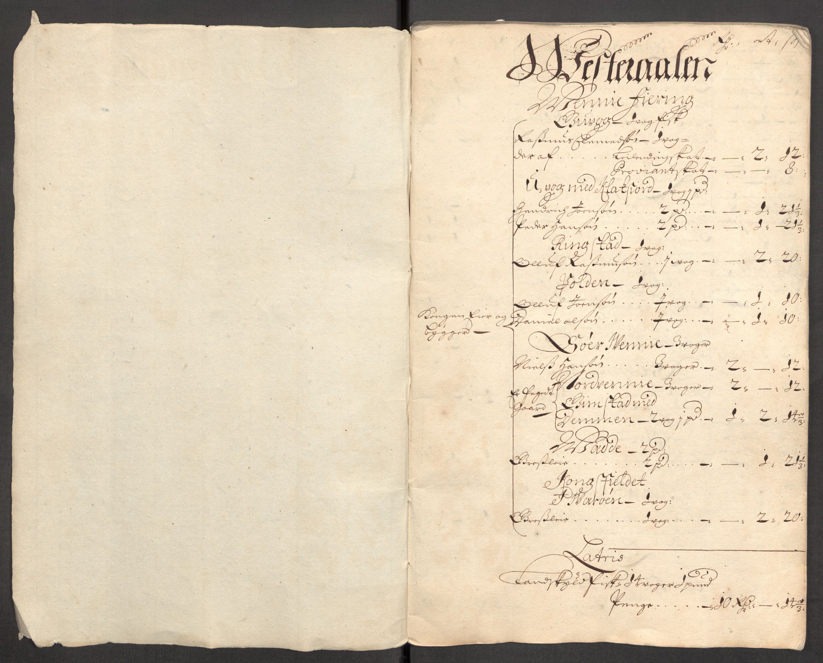 Rentekammeret inntil 1814, Reviderte regnskaper, Fogderegnskap, AV/RA-EA-4092/R67/L4678: Fogderegnskap Vesterålen, Andenes og Lofoten, 1696-1708, p. 195