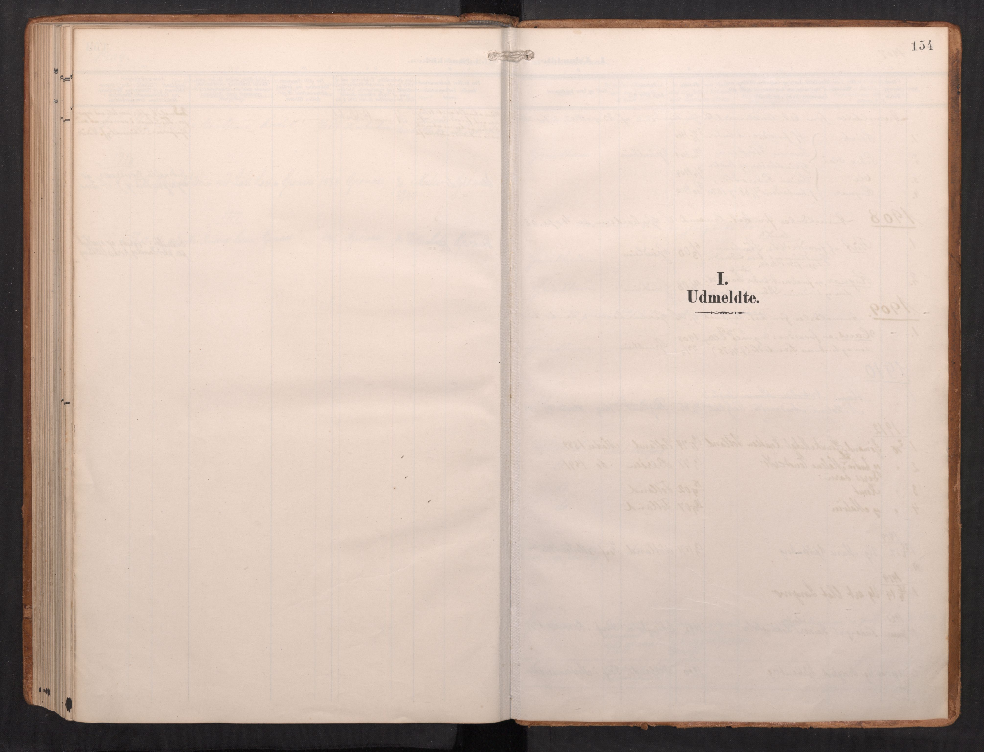 Finnås sokneprestembete, SAB/A-99925/H/Ha/Haa/Haab/L0003: Parish register (official) no. B 3, 1907-1923, p. 154