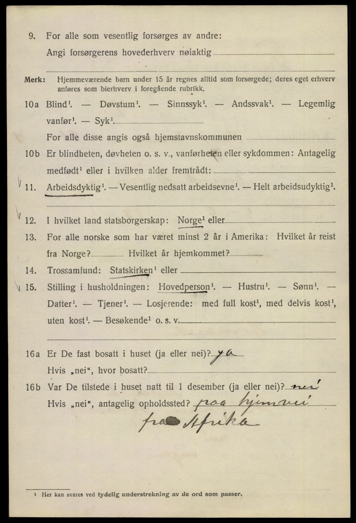 SAO, 1920 census for Kristiania, 1920, p. 273076