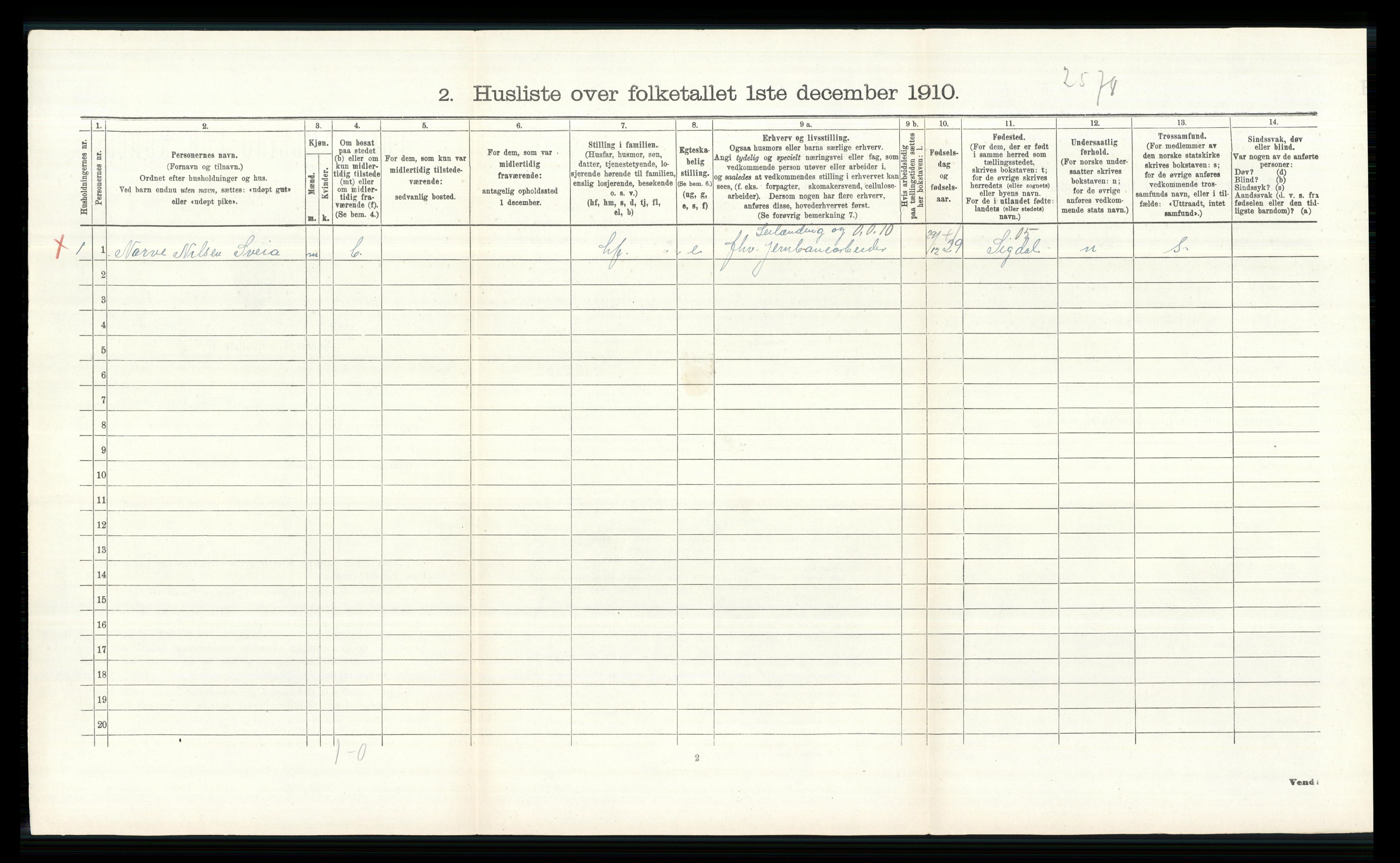 RA, 1910 census for Øvre Eiker, 1910, p. 1344