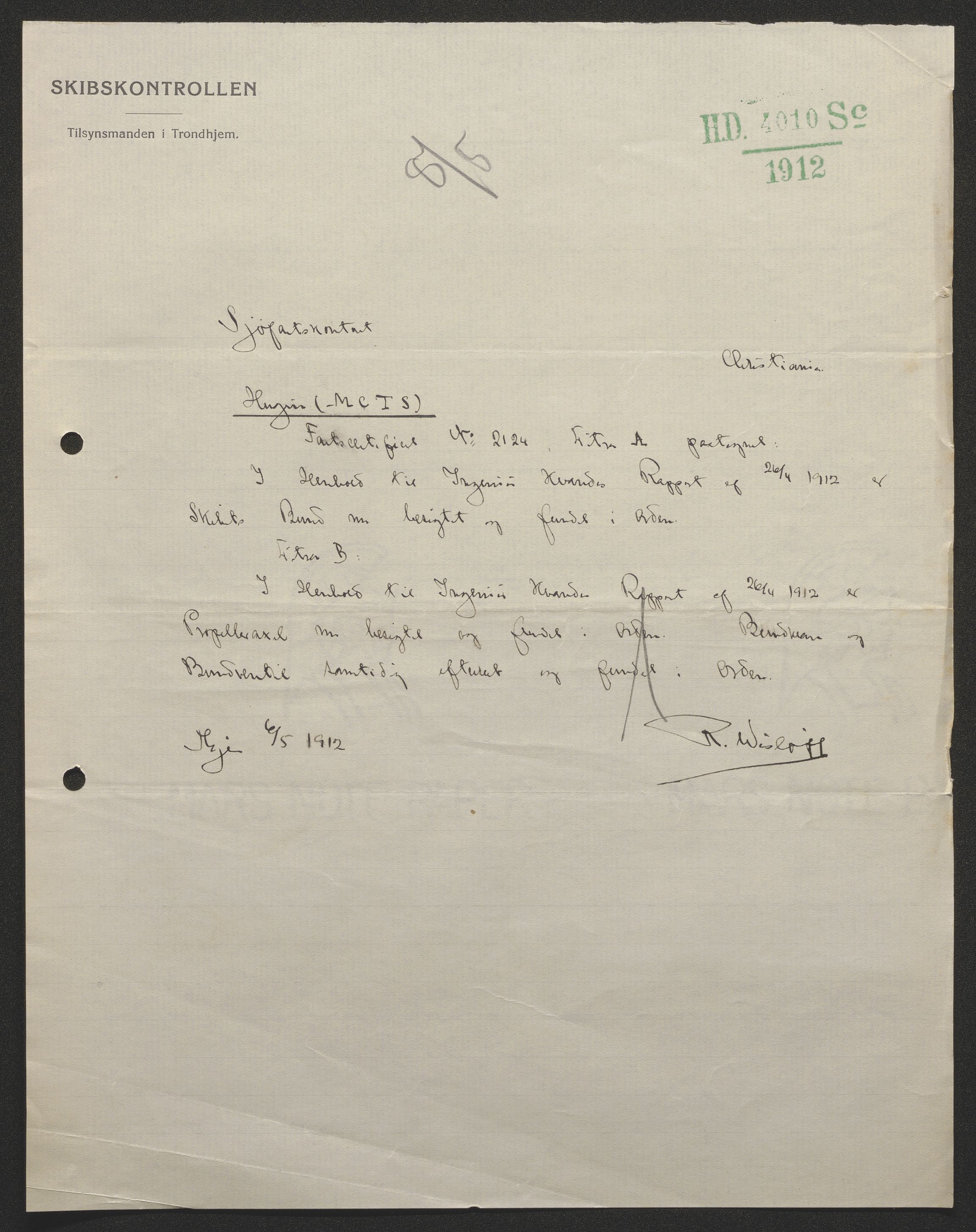 Sjøfartsdirektoratet med forløpere, skipsmapper slettede skip, AV/RA-S-4998/F/Fa/L0519: --, 1850-1922, p. 438