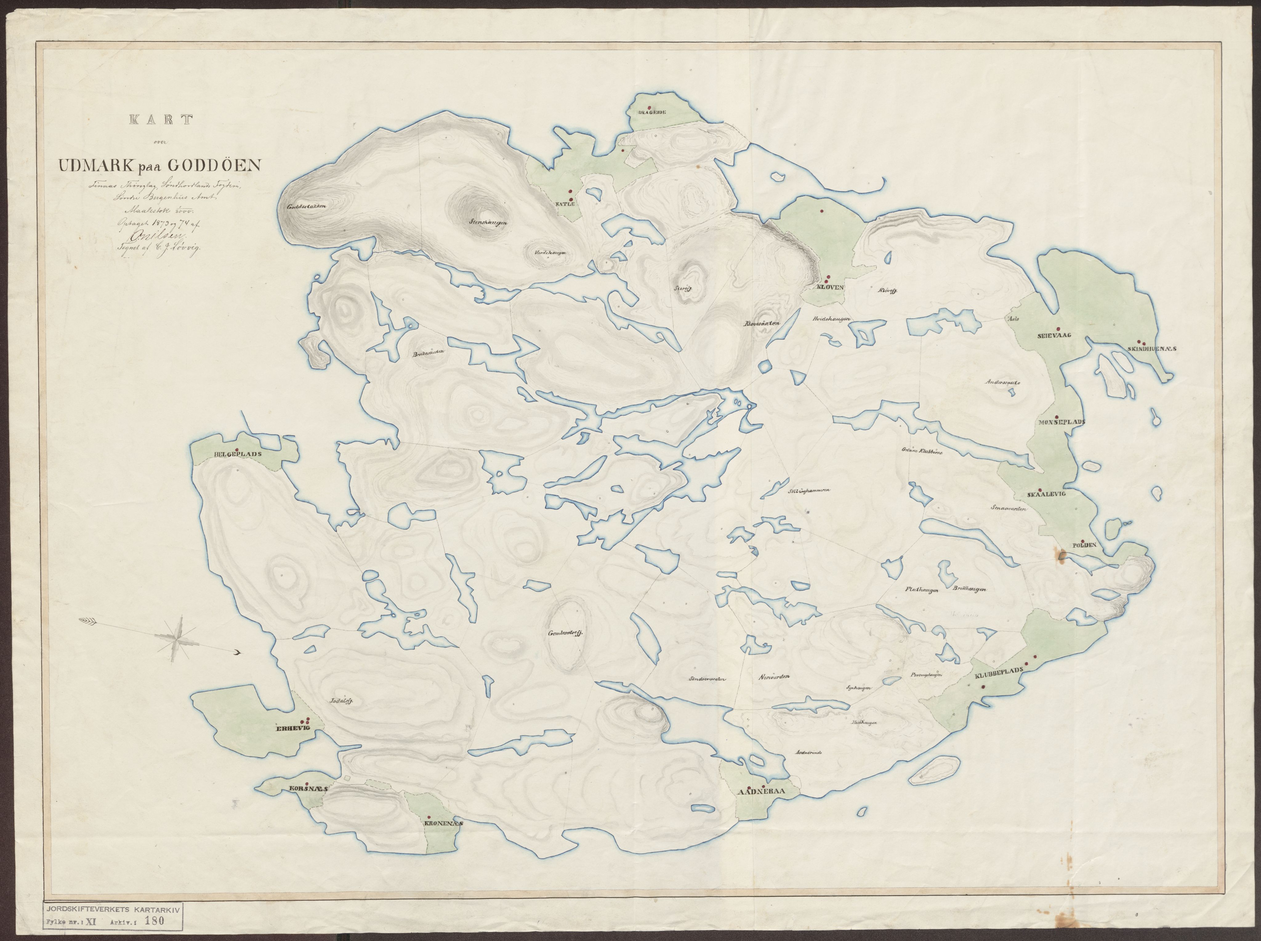 Jordskifteverkets kartarkiv, AV/RA-S-3929/T, 1859-1988, p. 281