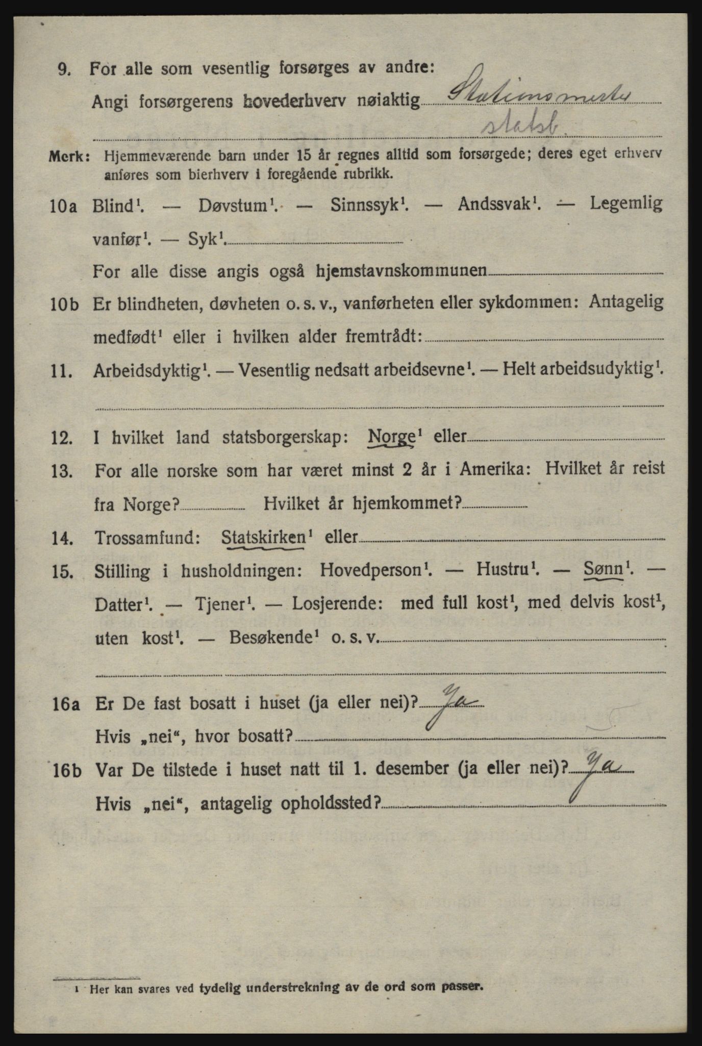 SAO, 1920 census for Idd, 1920, p. 2321